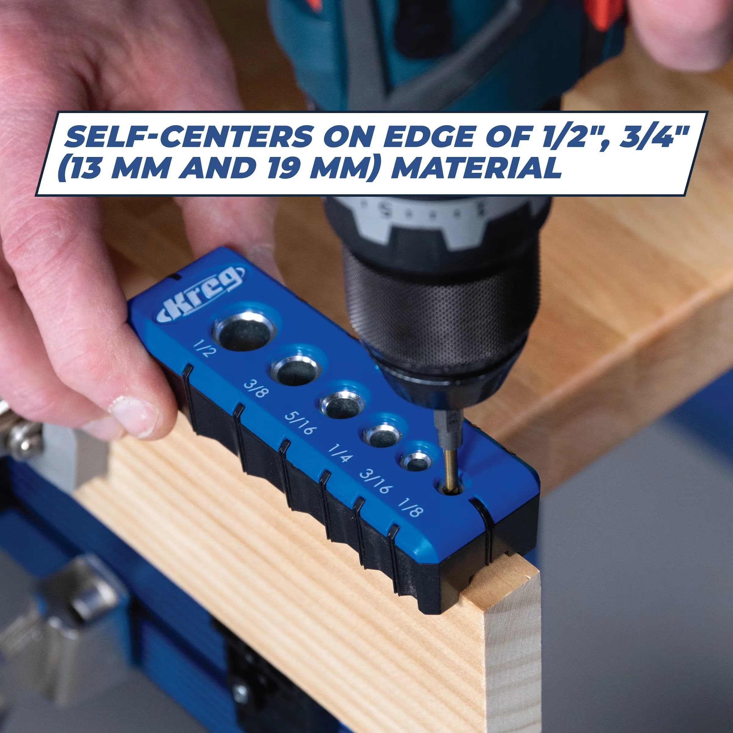 Sleek Toolstorage with Portable, KDG-6000 Drilling Guide - Multicolor - Quality Construction Model 26FFA7