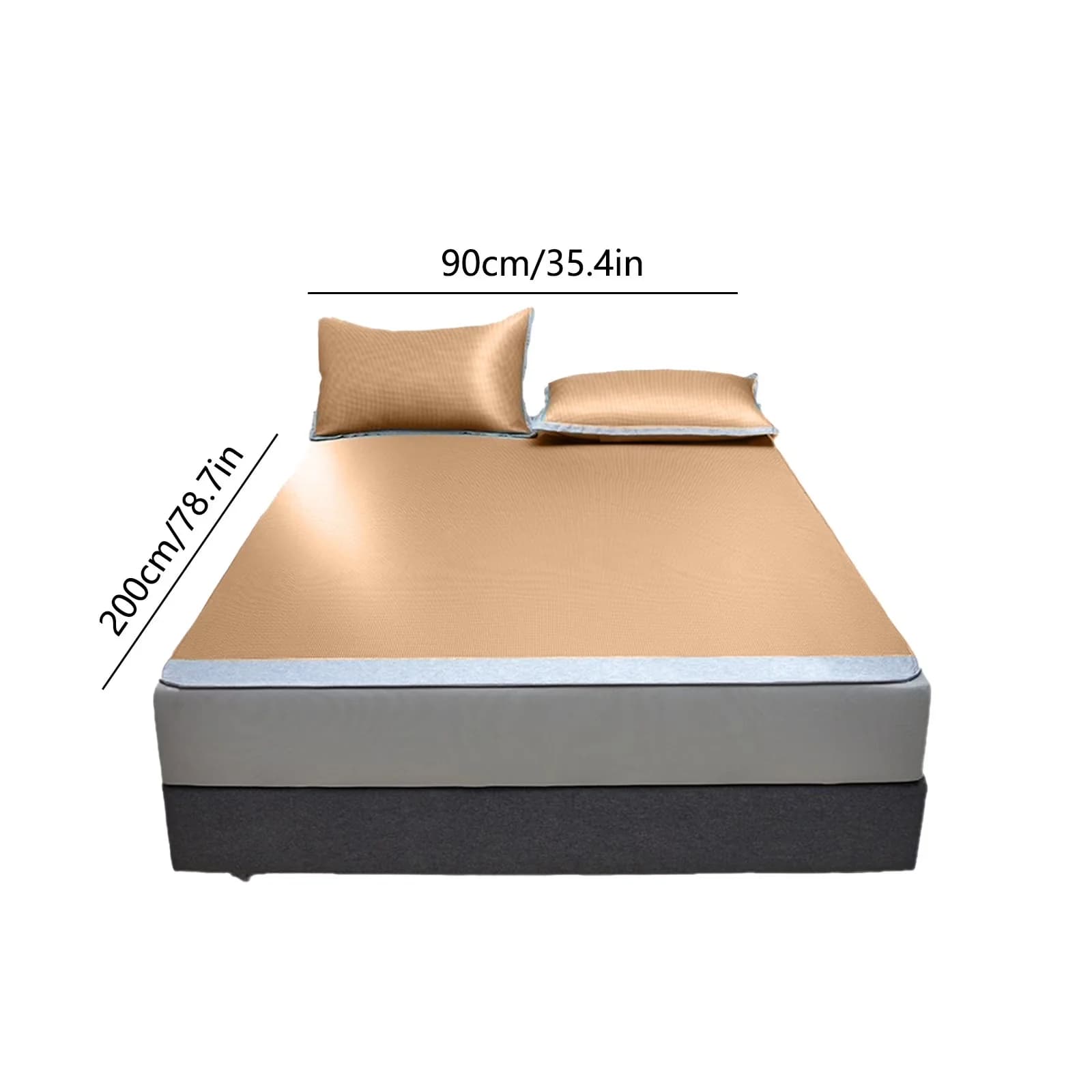 Professional Mattresses Accessory with Breathable Construction, comforters pillows queen blanket size - Coffee 100%Polyester Model 315A1E
