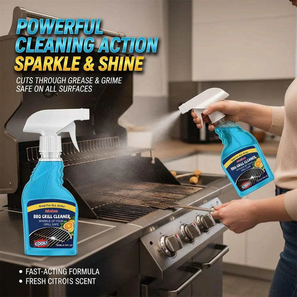 Modern Combo Grill with BBQ Degreaser, Outdoor Spray Bottle Cleaner & Degreaser - A Model B1522F