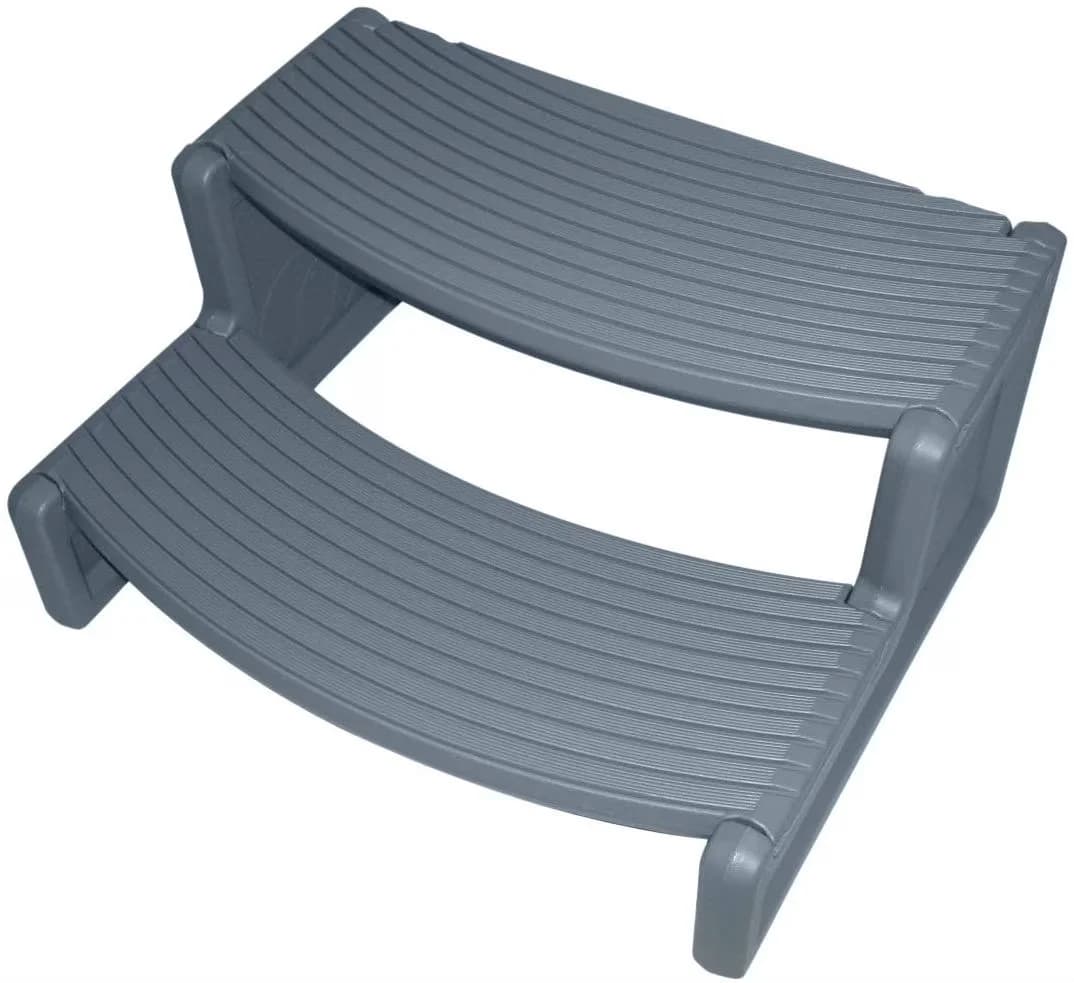 Sleek Ladders And Step Stool - Plastic Gray HS2 - Rustic Charm Model 4EB95C