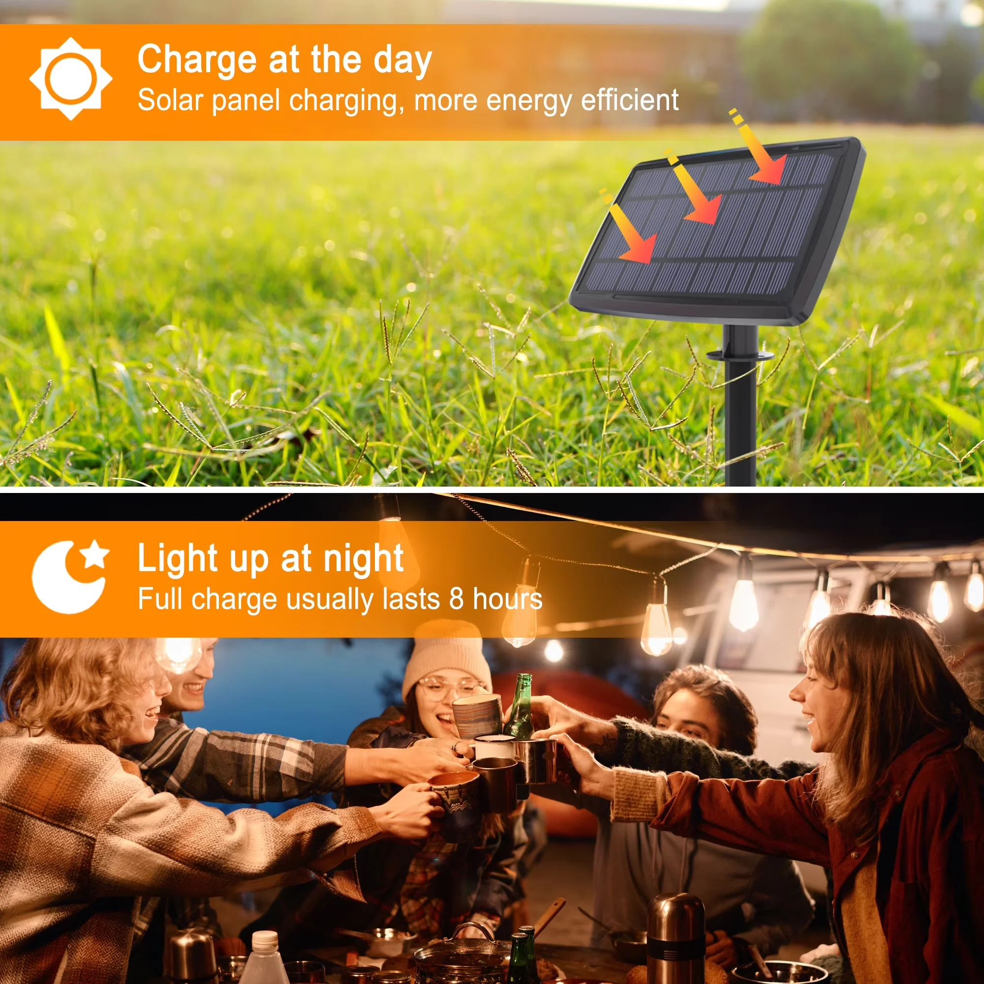 Innovative Led Lighting with LED, Solar, Weatherproof - White S14 - Satisfaction Guaranteed Model 086362