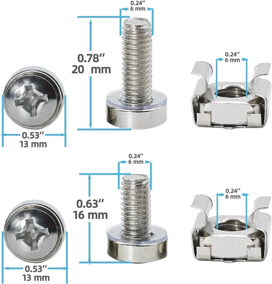 Versatile Fastener - 140 Pcs - Easy to Use Model 72338D