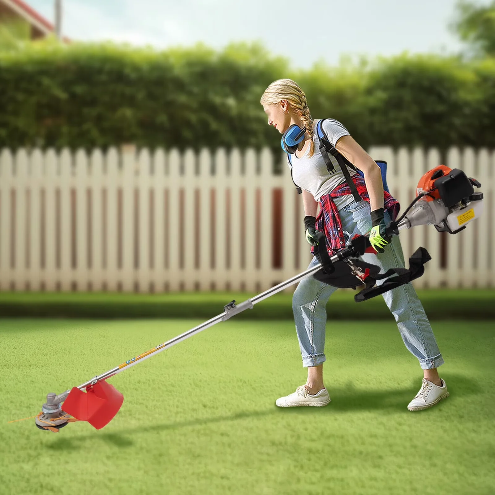Compact String Trimmer - Red 33CC - Low Maintenance Model EC66C2