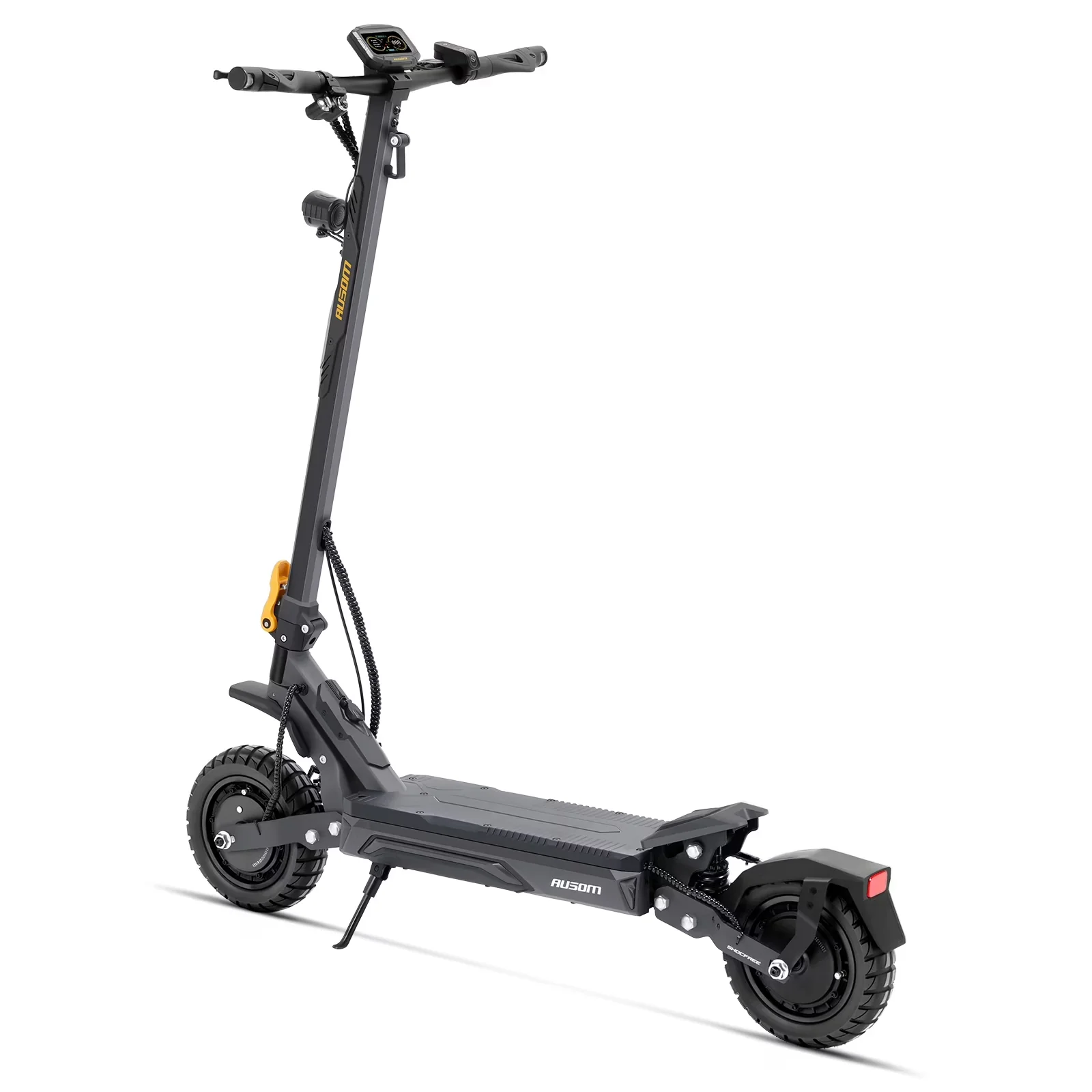 Modern Scooter with 1000W, Headlights, Dual-Motor Electric - Gray Metal Model 41AD3B
