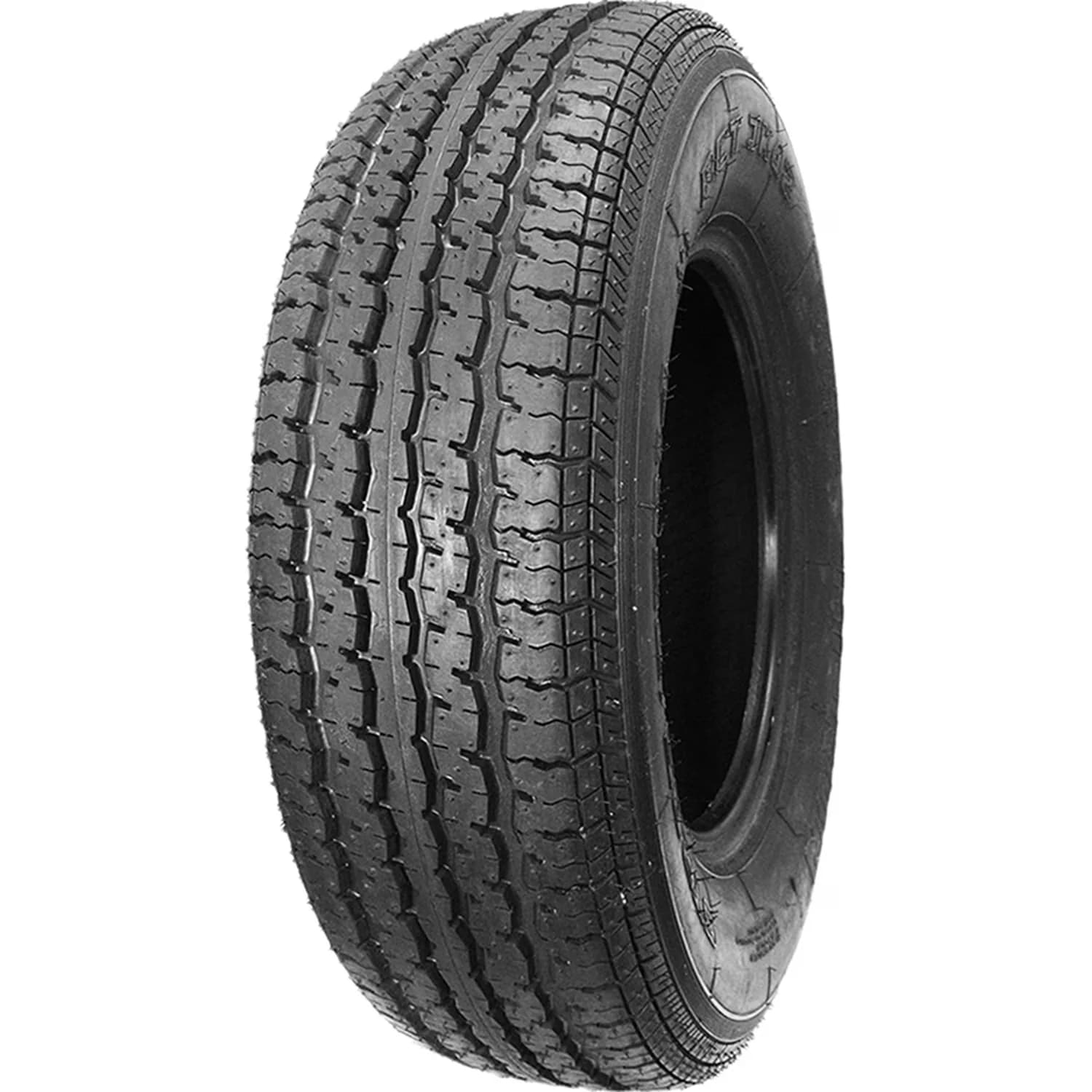 Professional Trailer Tire with Fits Multiple Makes And Models, Angled tread blocks boost traction - Model D33431