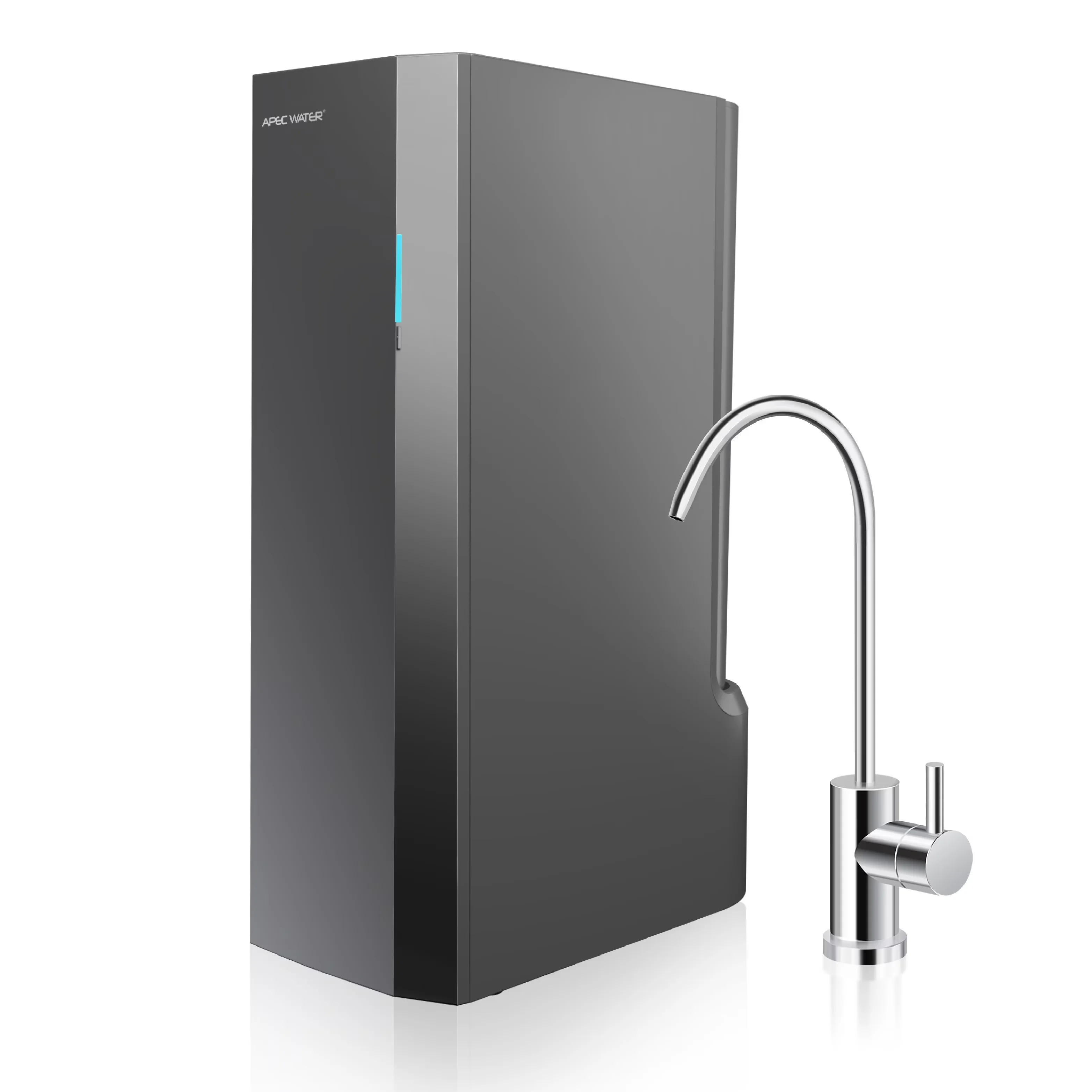 Water Filtration Essential with Multi Filter, Heavy Metals, Four-in-One Premium Reverse Osmosis - Black Model 418F39