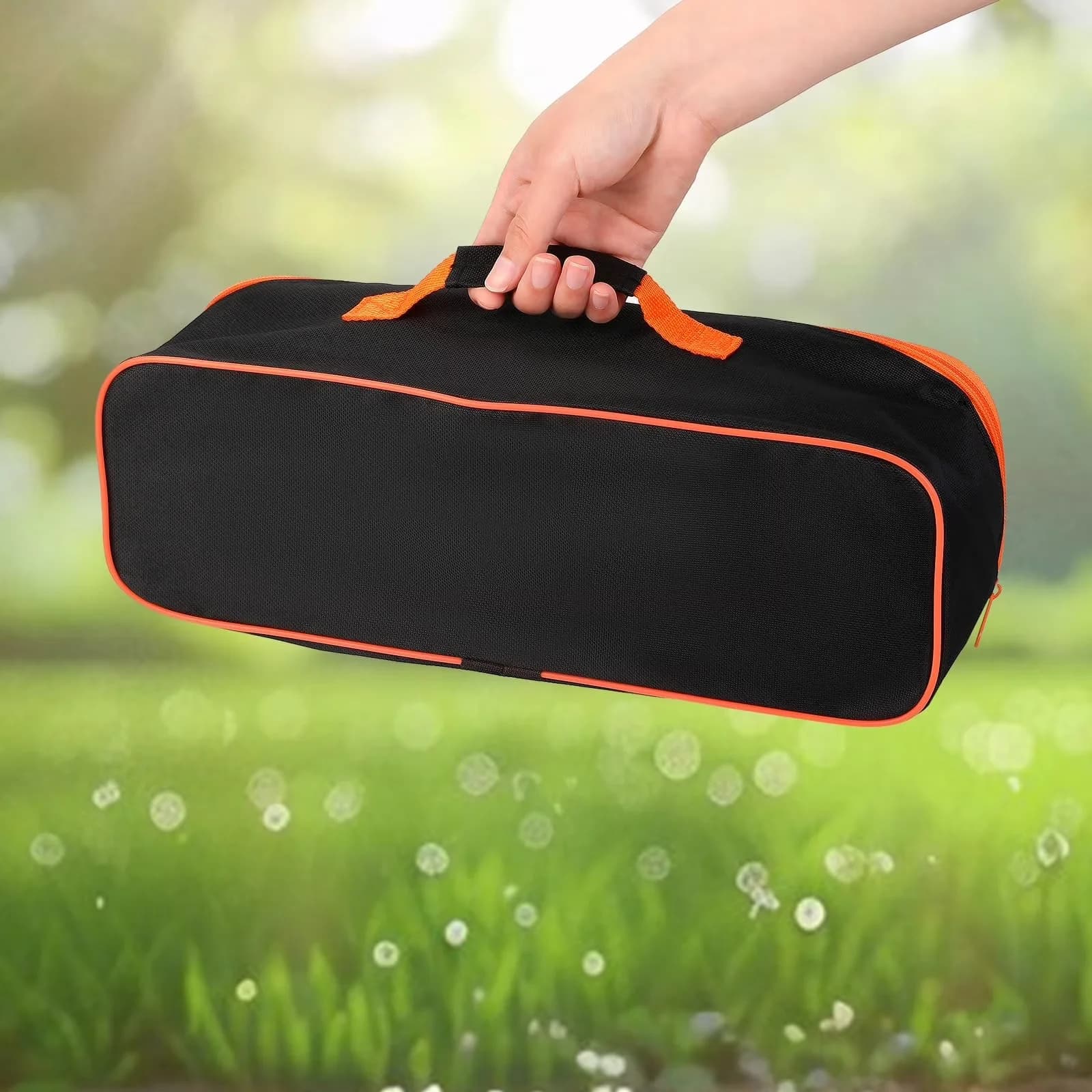 Professional Toolstorage with Portable, Wide Opening, Product Material:Oxford Cloth - Black One Size Model 3AC56E