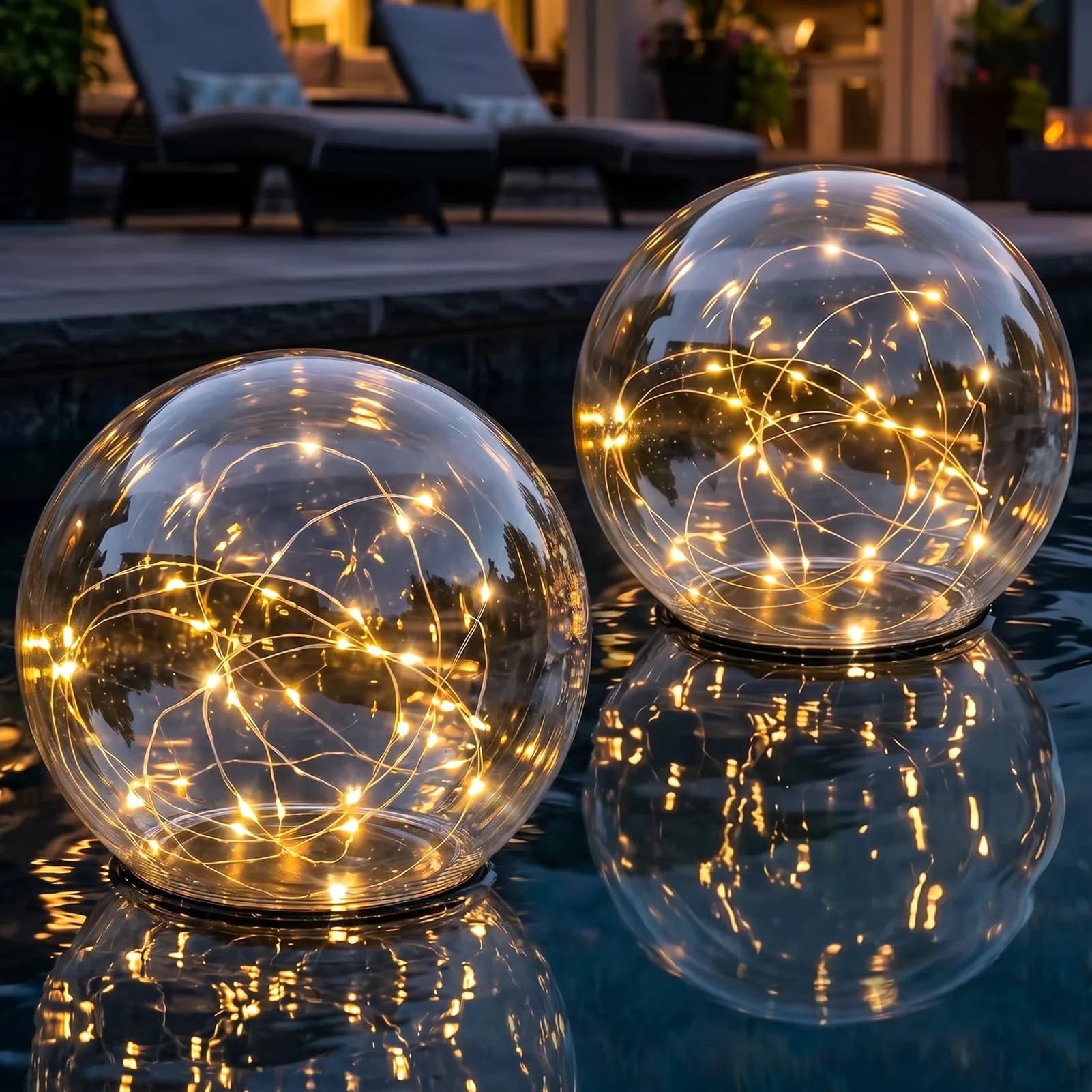 Quality Ceiling Lights Fixture with LED, Solar, Solar Garden - Plastic Clear Model EB9817