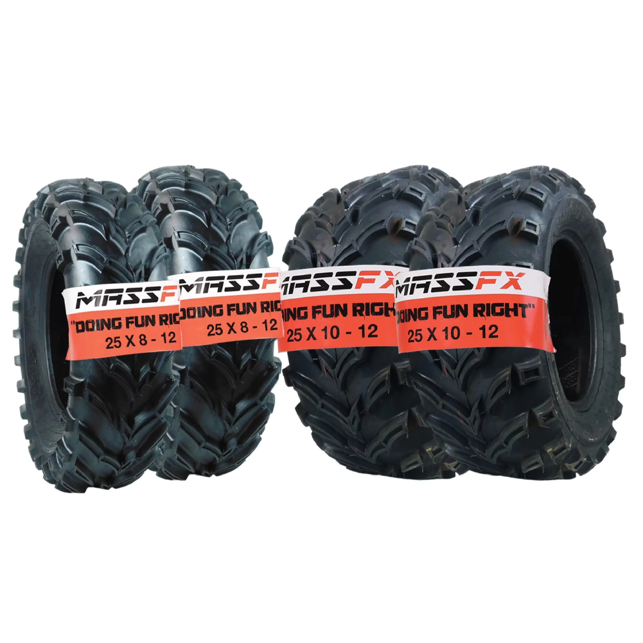 Durable Atv Tire - 25x8-12 - Universal Fit Model 84F596