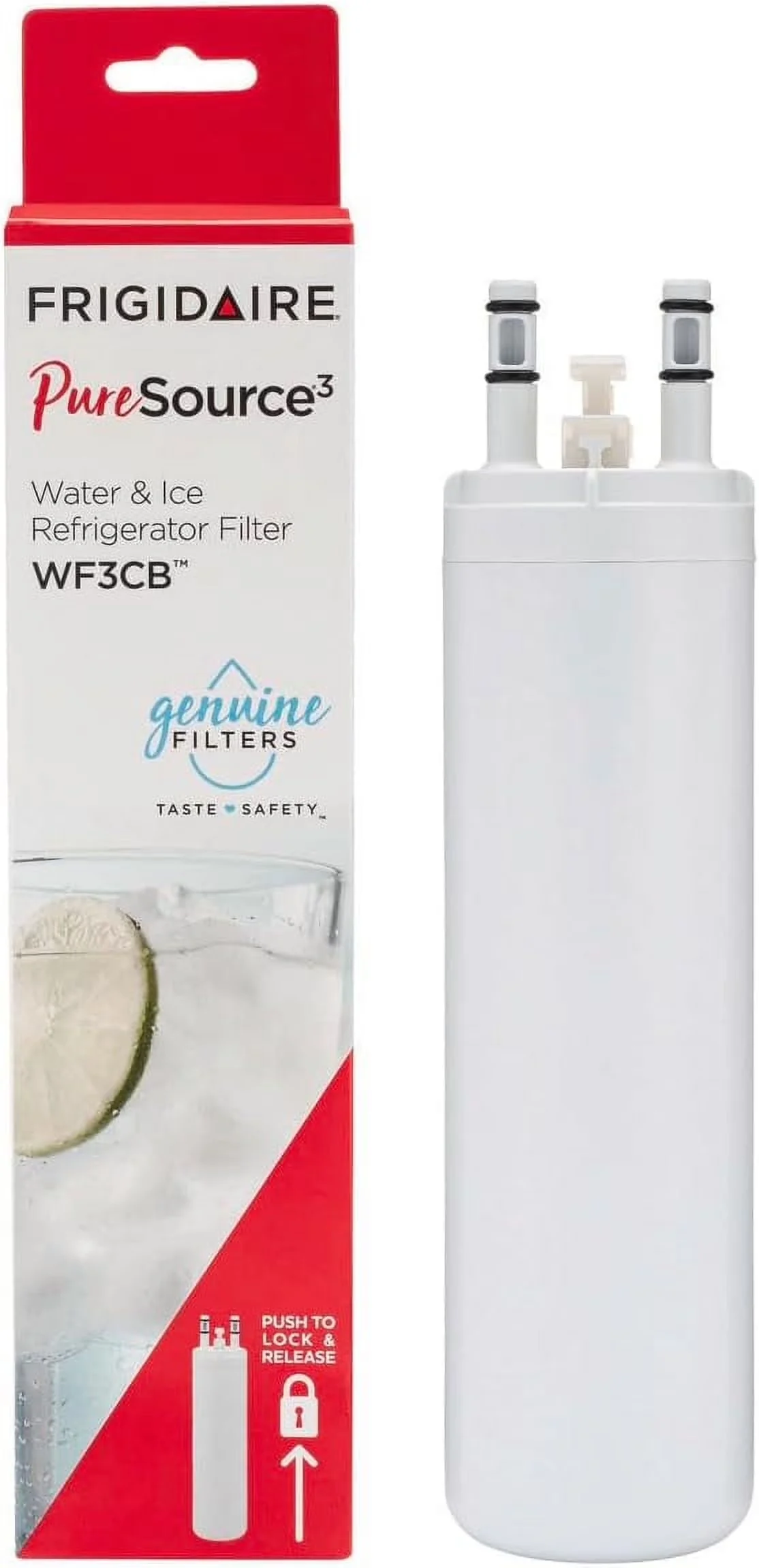Innovative Water Filtration with Filter Change Indicator, WF3CB PureSource 3 Refrigerator Filter - Model 9736C4