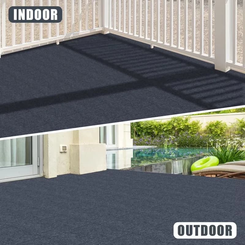Reliable Grey Vinyl Flooring Vinyl Plank Flooring with Water-Resistant, 9 Pieces One Pack, Dark - Plastic 12.22" x 12.22" Model EEC852