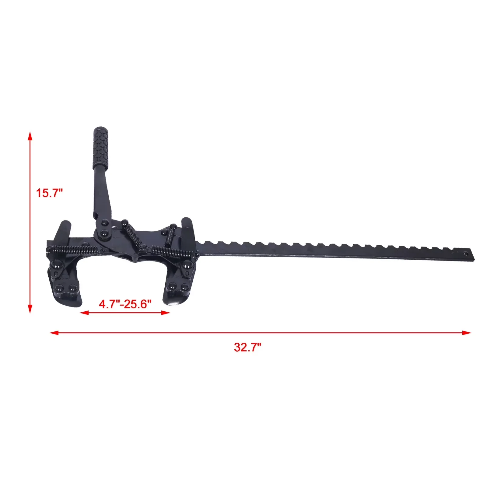 Logsplitter Professional with Farmhouse, 32.7" Black Steel Fence Stretcher - Steel Black#3 Model 87E146