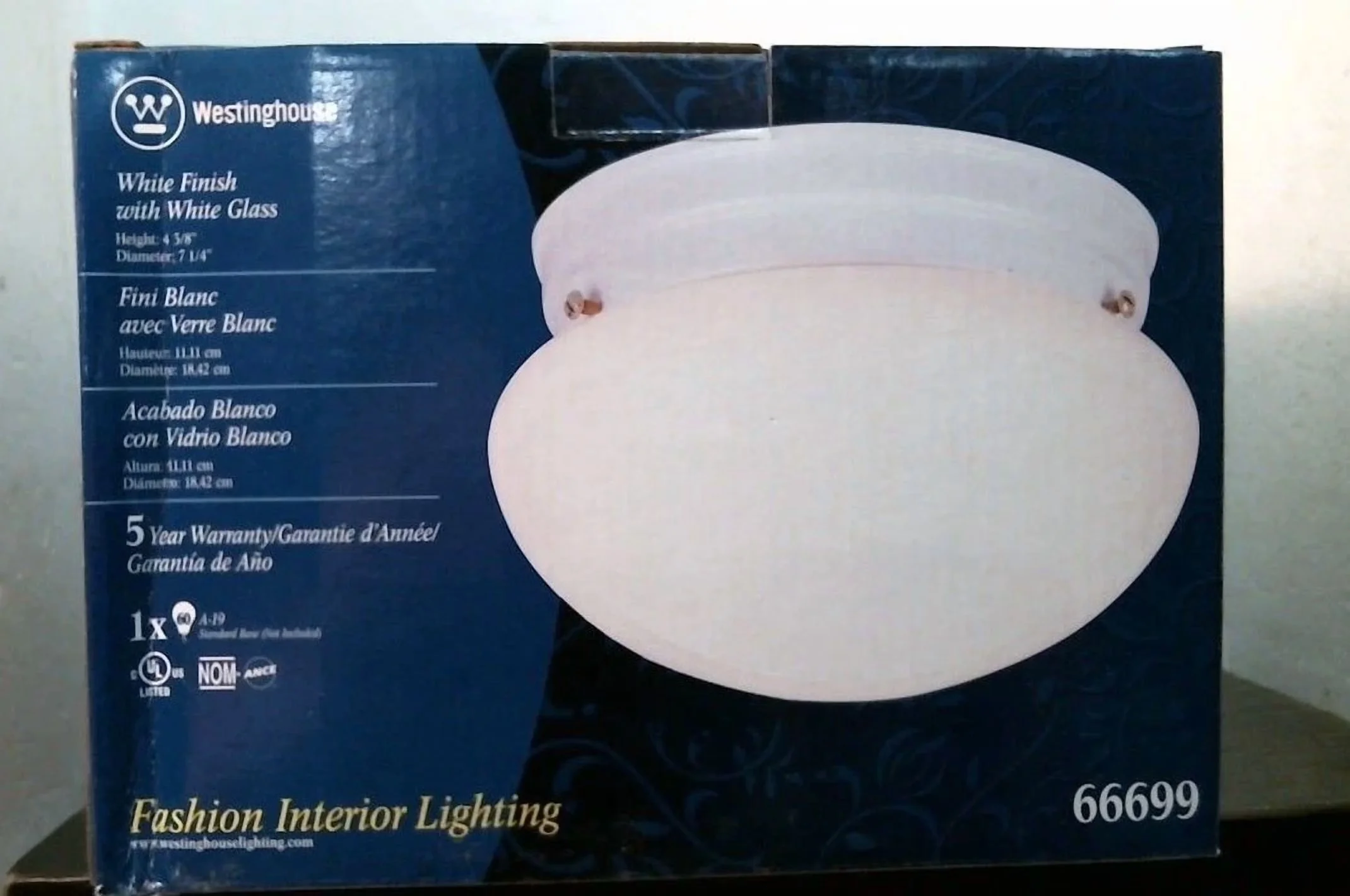Ceiling Lights Fixture Professional with White, Free Shipping - Westinghouse Model 59F00C
