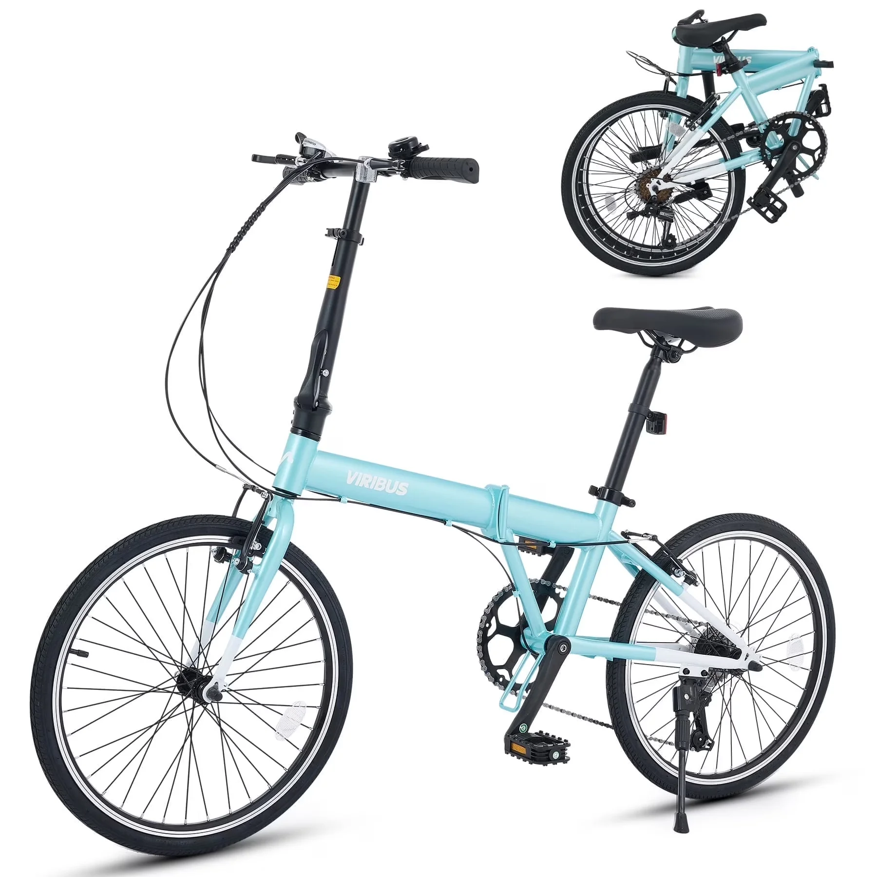Cruiser Bike Innovative with Foldable, Self Locking Latch Mint - Green Model 91FAF7