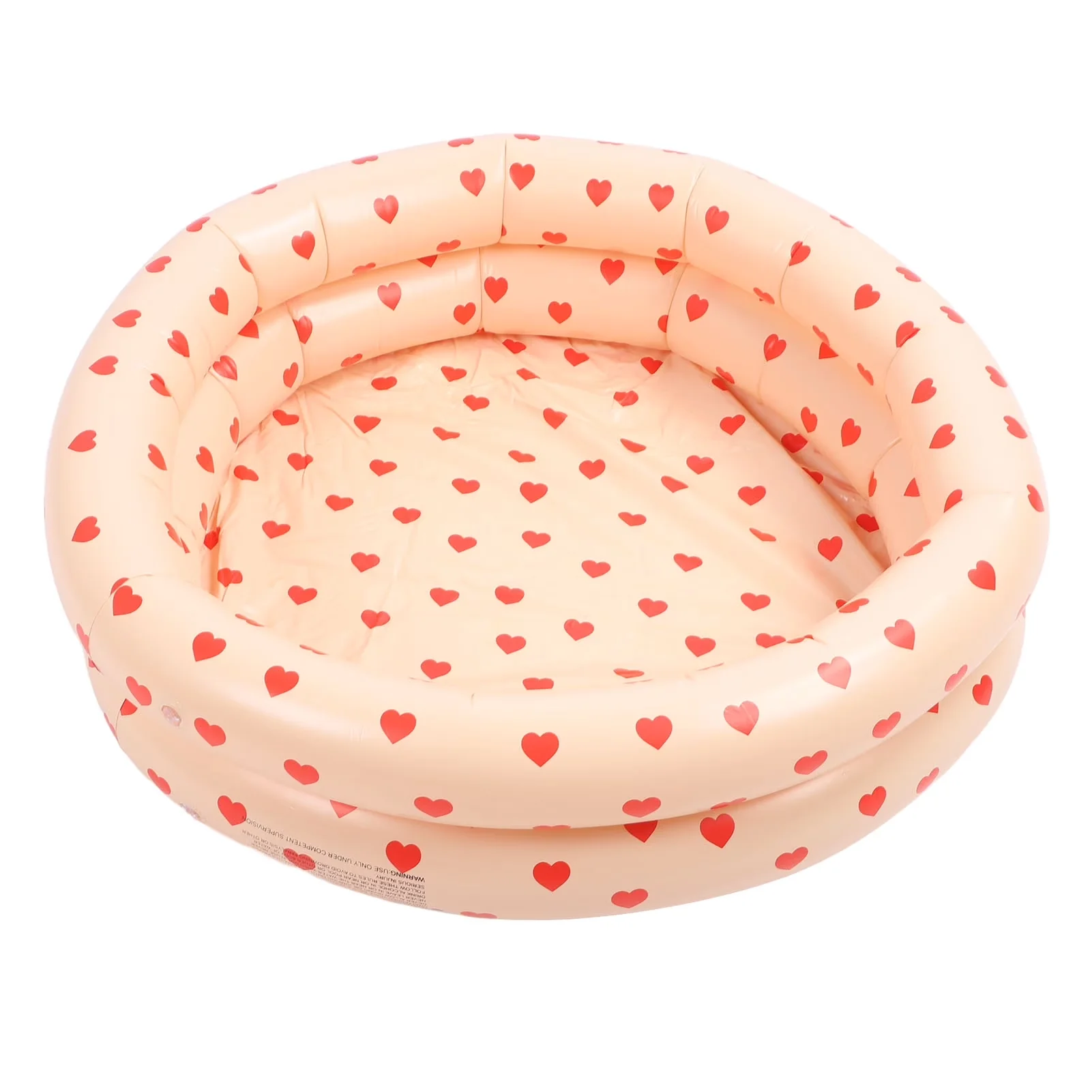 Premium Inflatable Pool with Safe Convenient, Soft Floor, Round Baby Paddling - Pink Model D2CA37