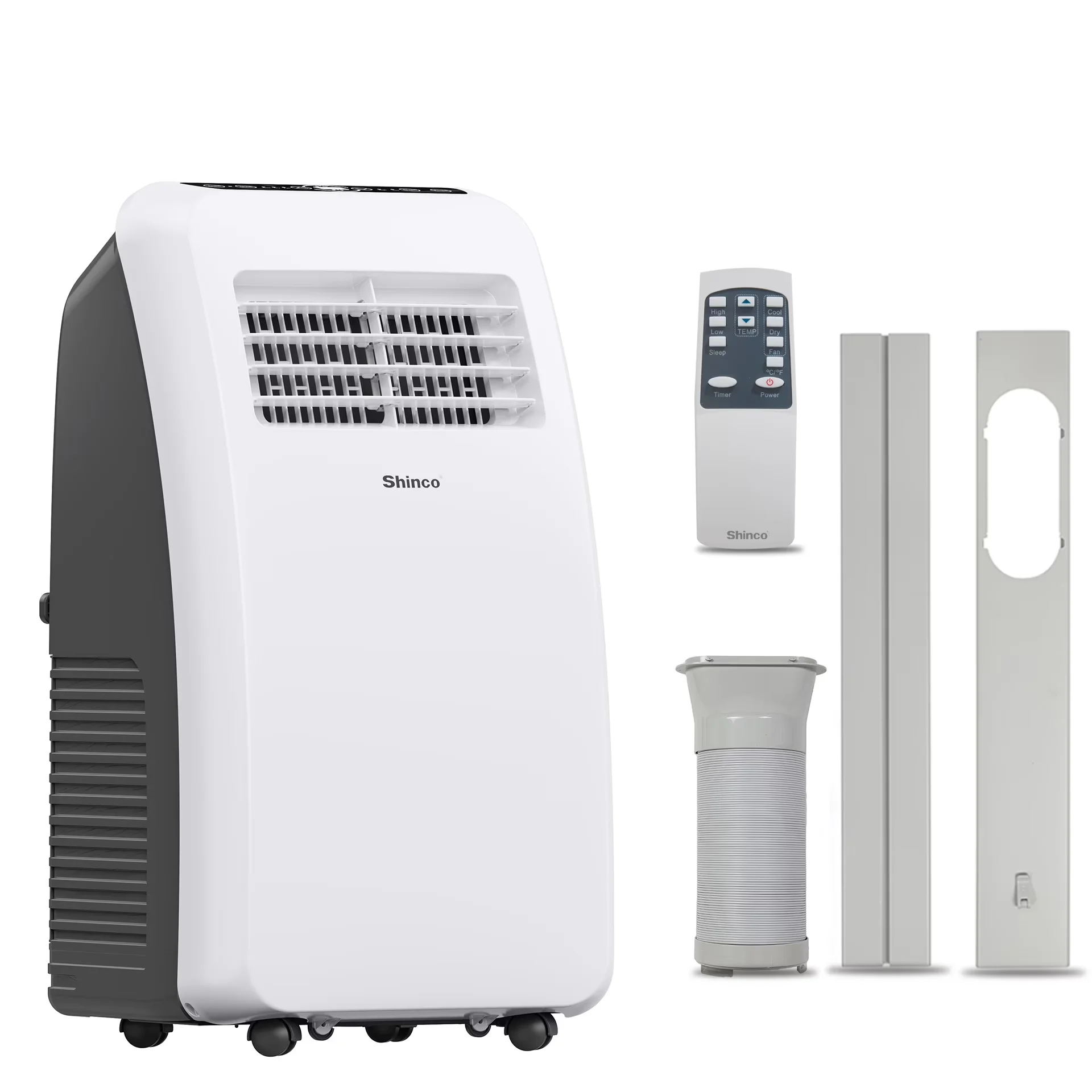 Air Conditioner Modern with 8000 BTU, Automatic Defrost Control, Automatic Shut-Off - Gray Model A82777
