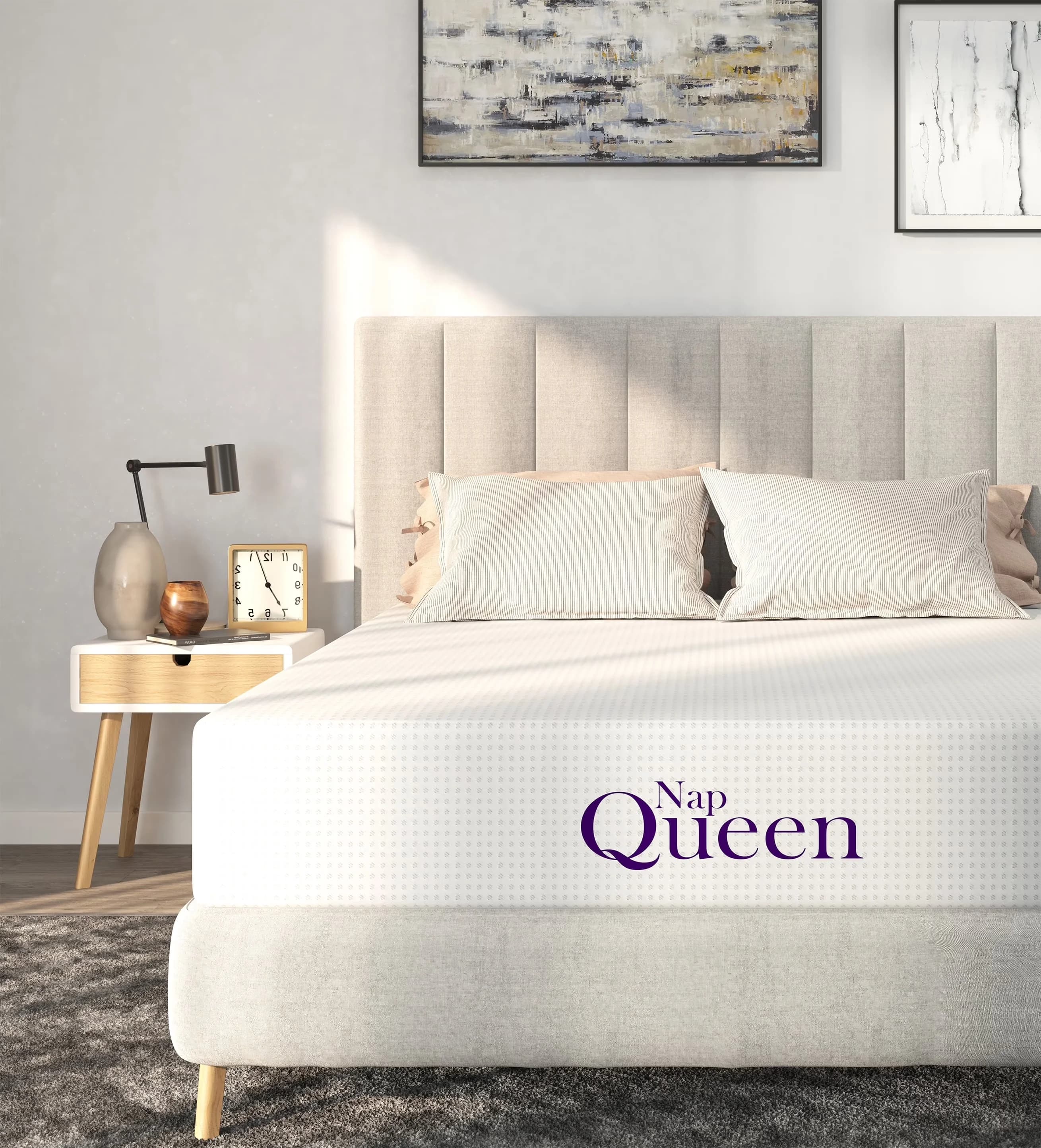 Efficient Mattresses Accessory with Hypoallergenic, Mattress-In-A-Box - Charcoal Infused Memory Foam Model 425695