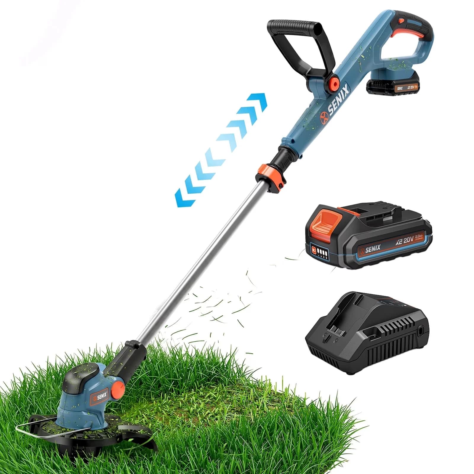 Quality String Trimmer with Battery, 20V, Extendable - Premium Collection Model 7A9C74
