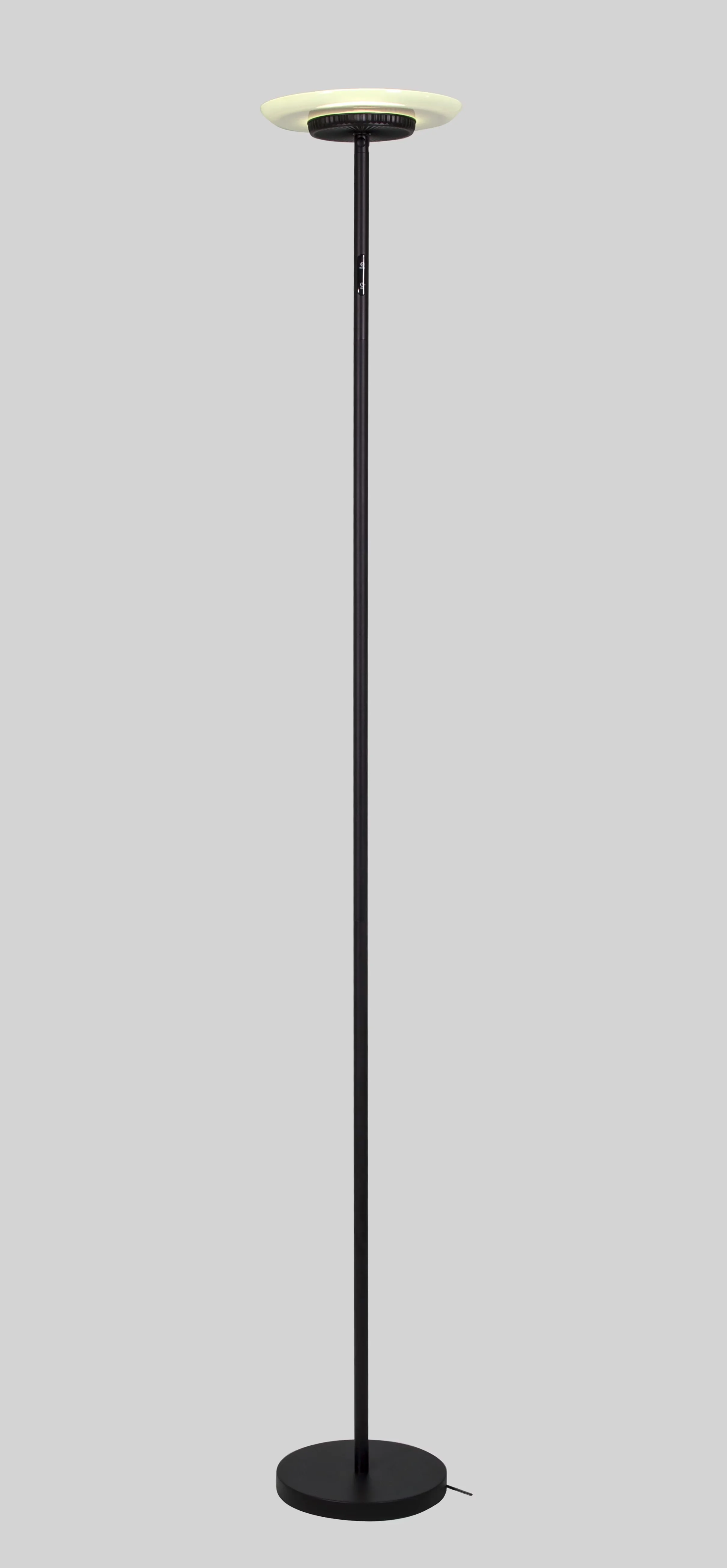 Floor Lamp Classic with LED, Dimmable, Modern - Metal Black Simplee - Universal Fit Model 02A1DA
