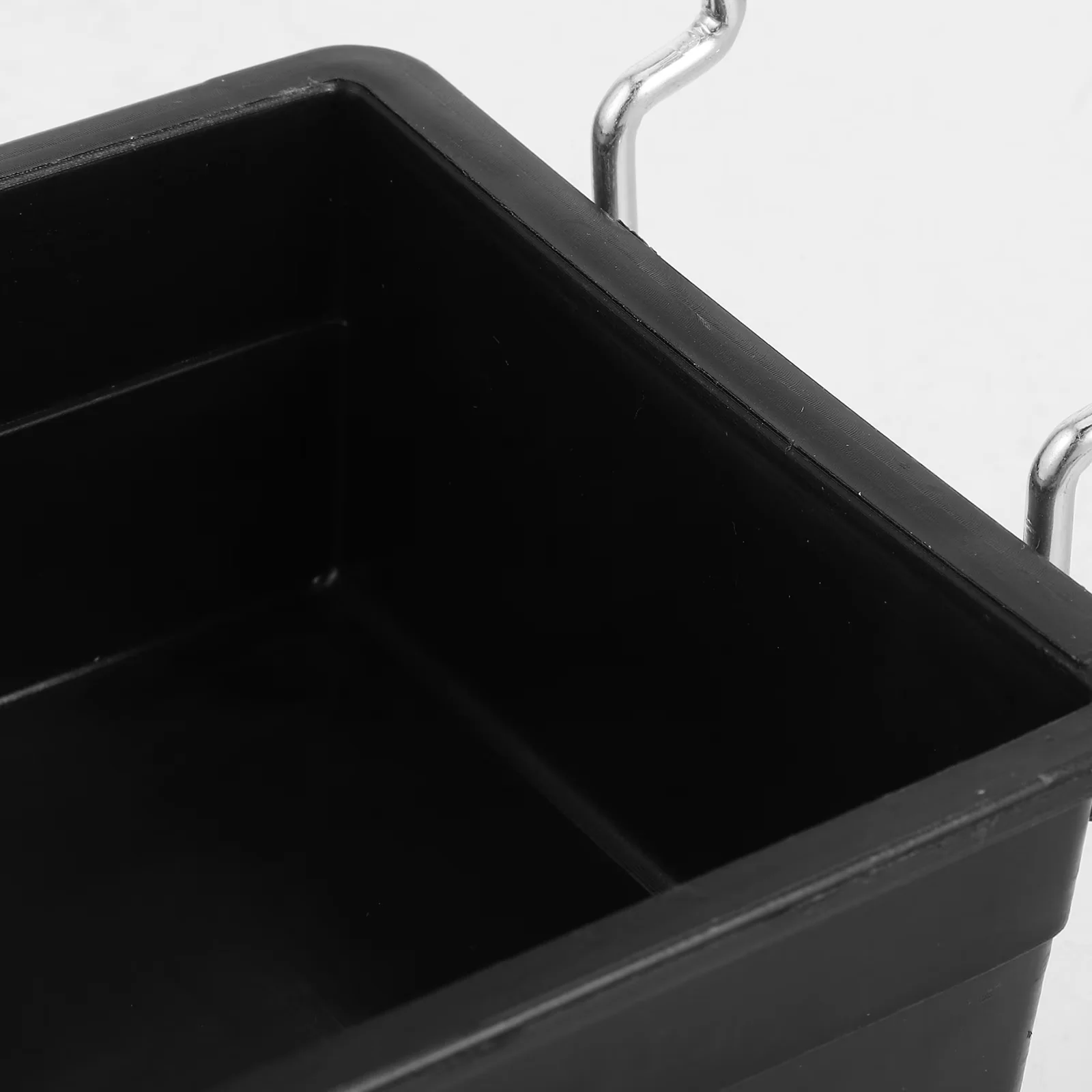 Premium Toolstorage with Storage, 4Pcs Black Plastic Pegboard Baskets - Black Plastic, Steel for Garage Model D90232