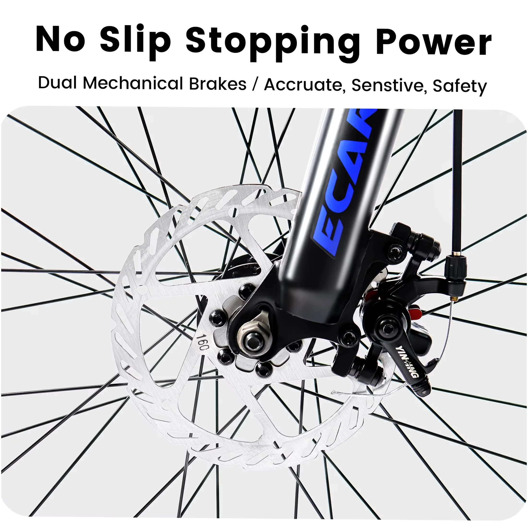 Efficient Mountain Bike with Adjustable Speed, 26 Inch - Black - Commercial Quality Model 2C0057
