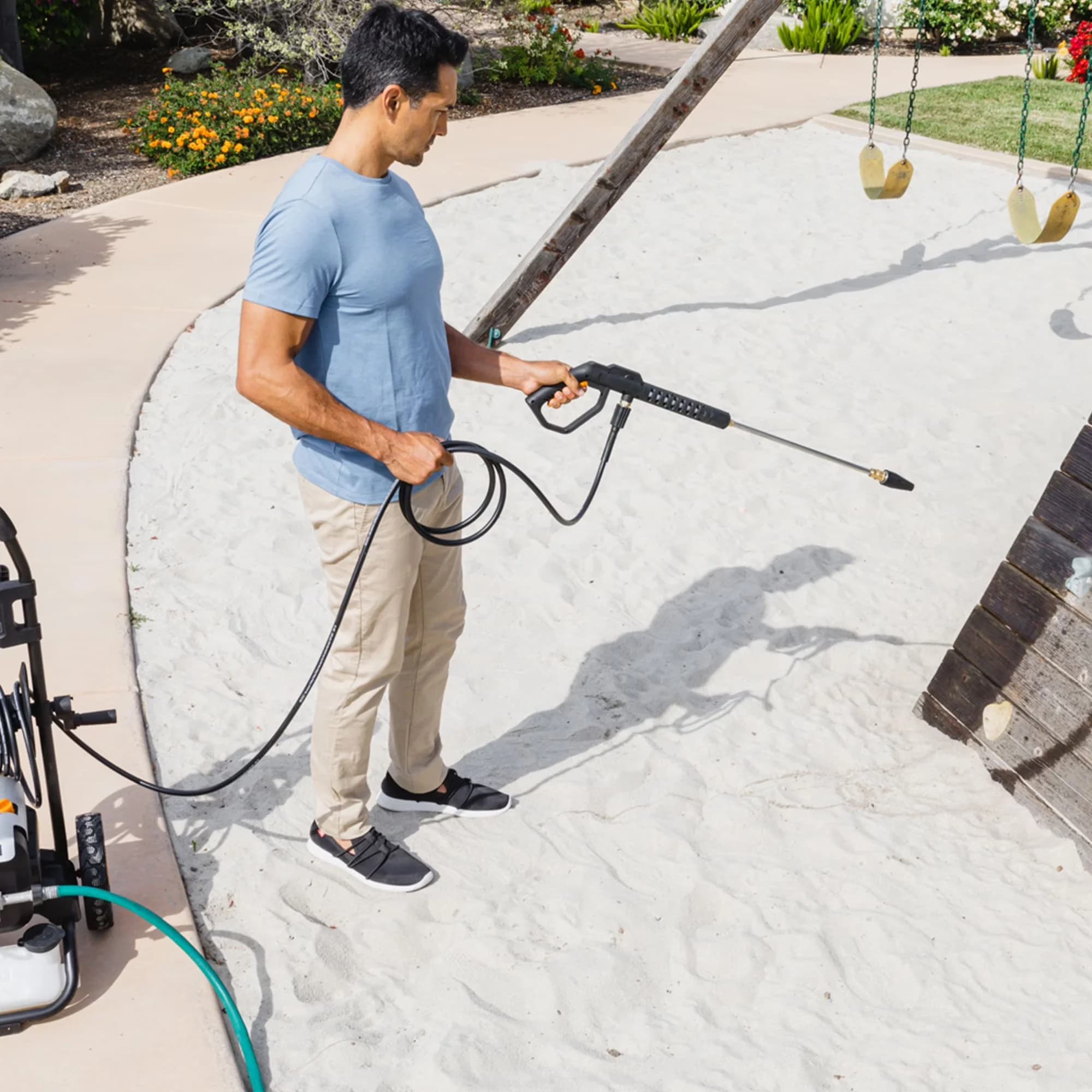 Durable Pressure Washer with Quick Connect Tips - WG607 - Space-Saving Design Model A62F9E