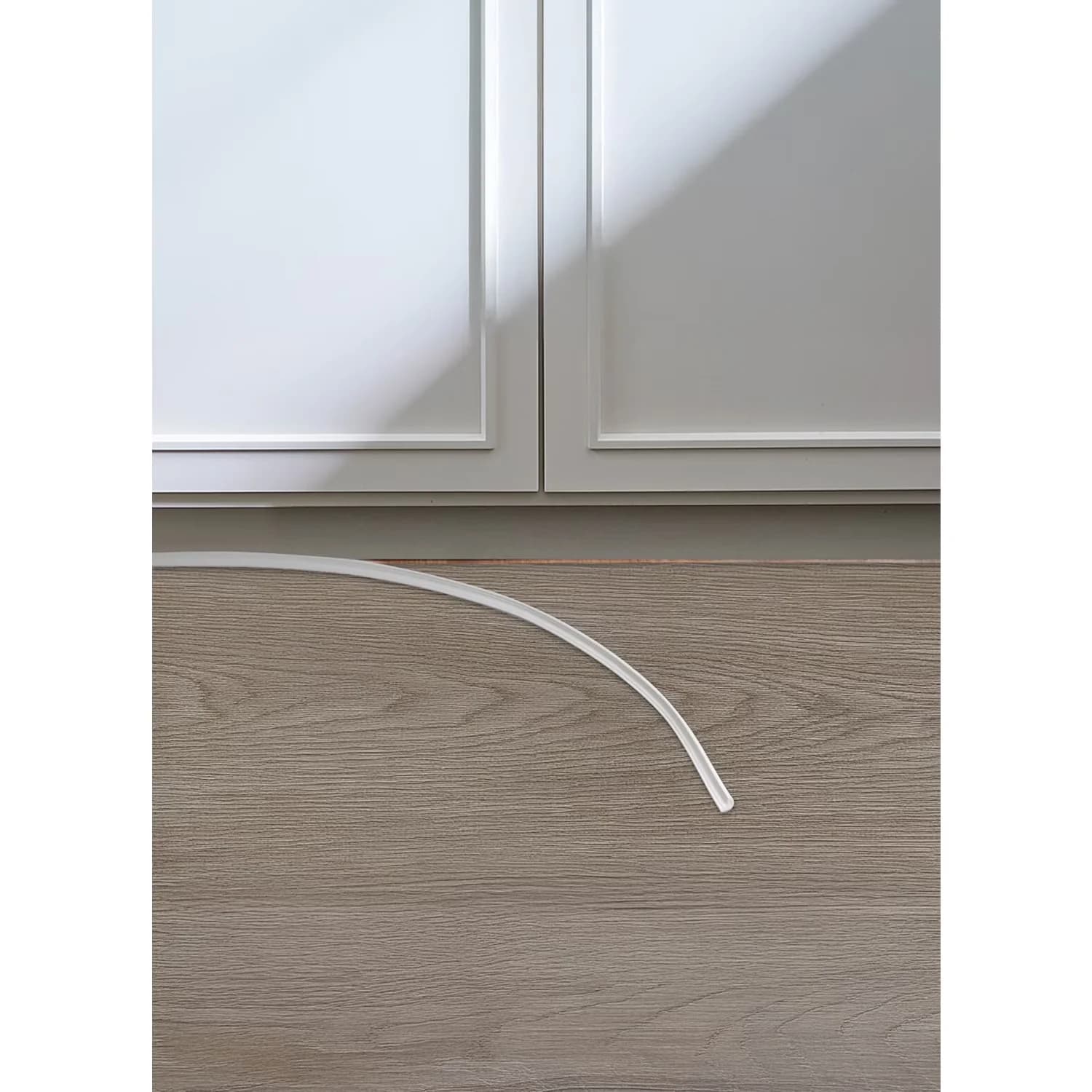 Reliable Building Material with Water-Resistant, Measures 0.5-in x 192-in when assembled - White 192" x 0.5" Model 93AEC6