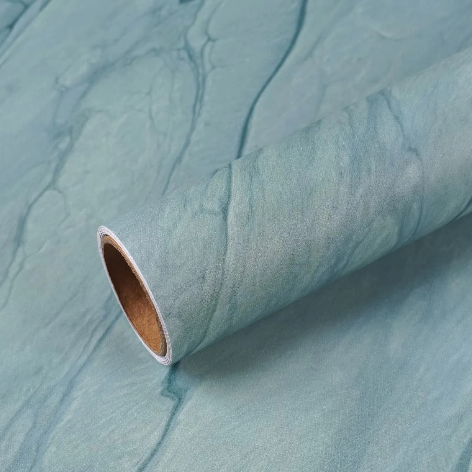 Sleek Wallpaper Wall Decals Wall Covering with Waterproof, Marble Contact Paper - Vinyl Blue Model 68FDCC