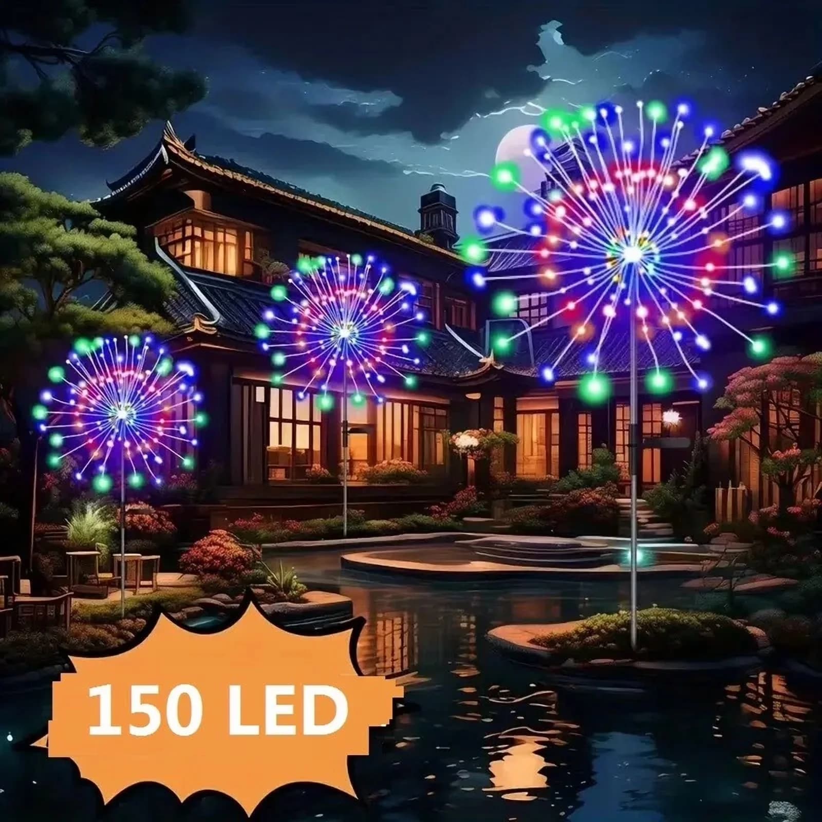 Essential Led Lighting with LED, Solar, Waterproof for Garden - Outdoor Model 570B7B