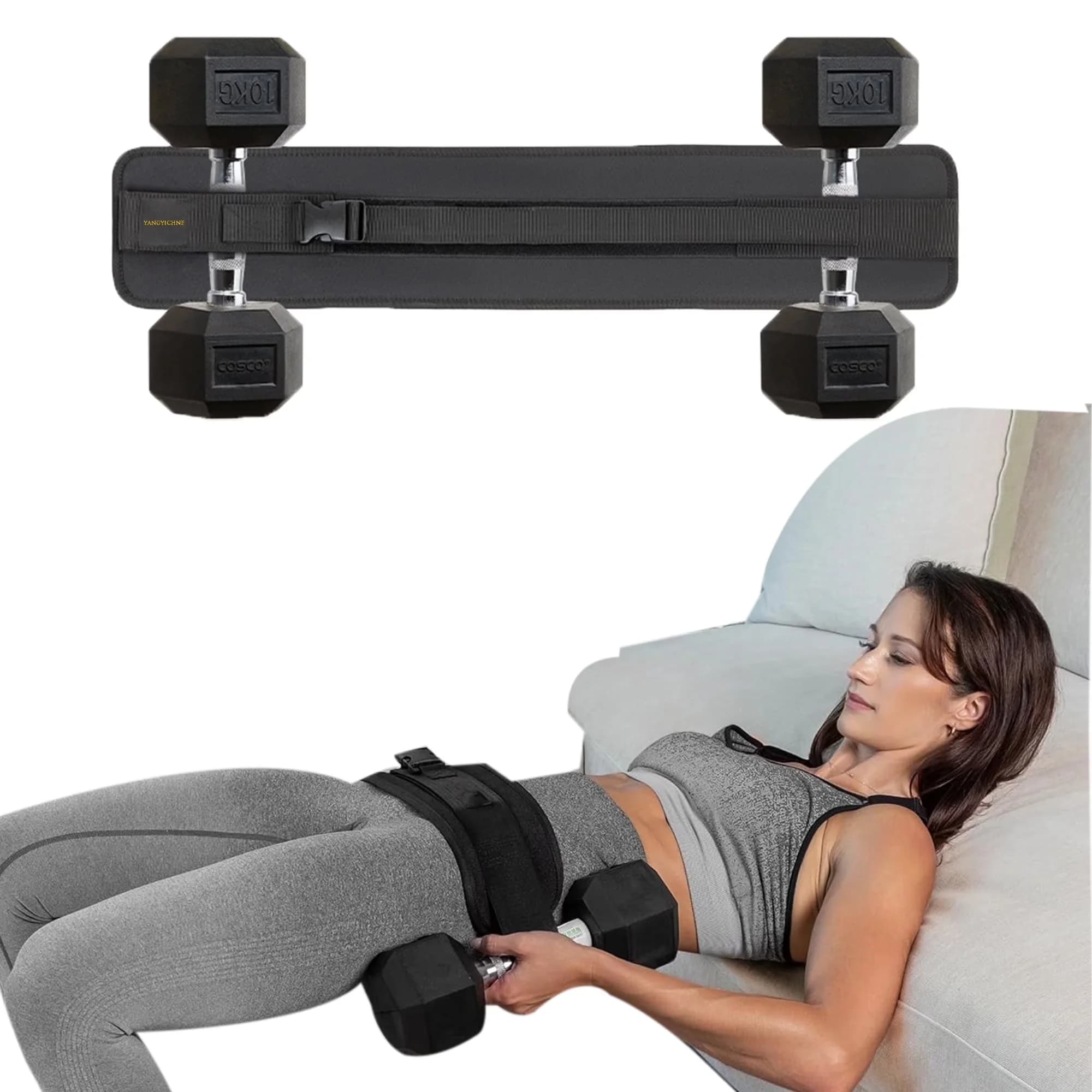 Durable Home Gym Accessory with Ergonomic Design - Nylon Black for Home Model CB0AD4