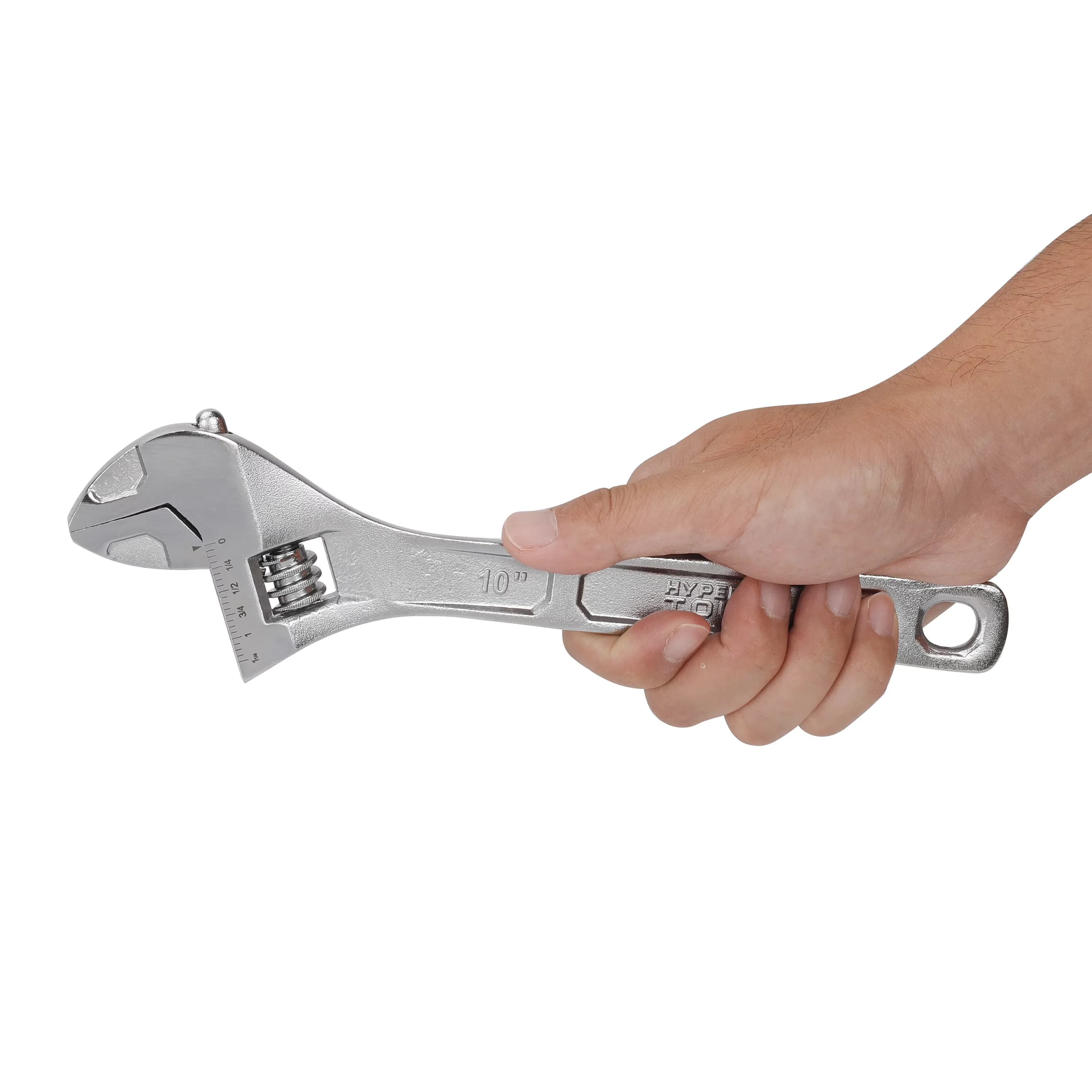 Hand Tool Premium with Adjustable, 1-1/2-inch Jaw Capacity, 10-inch Adjustable Wrench - Silver 10" Model F4B903