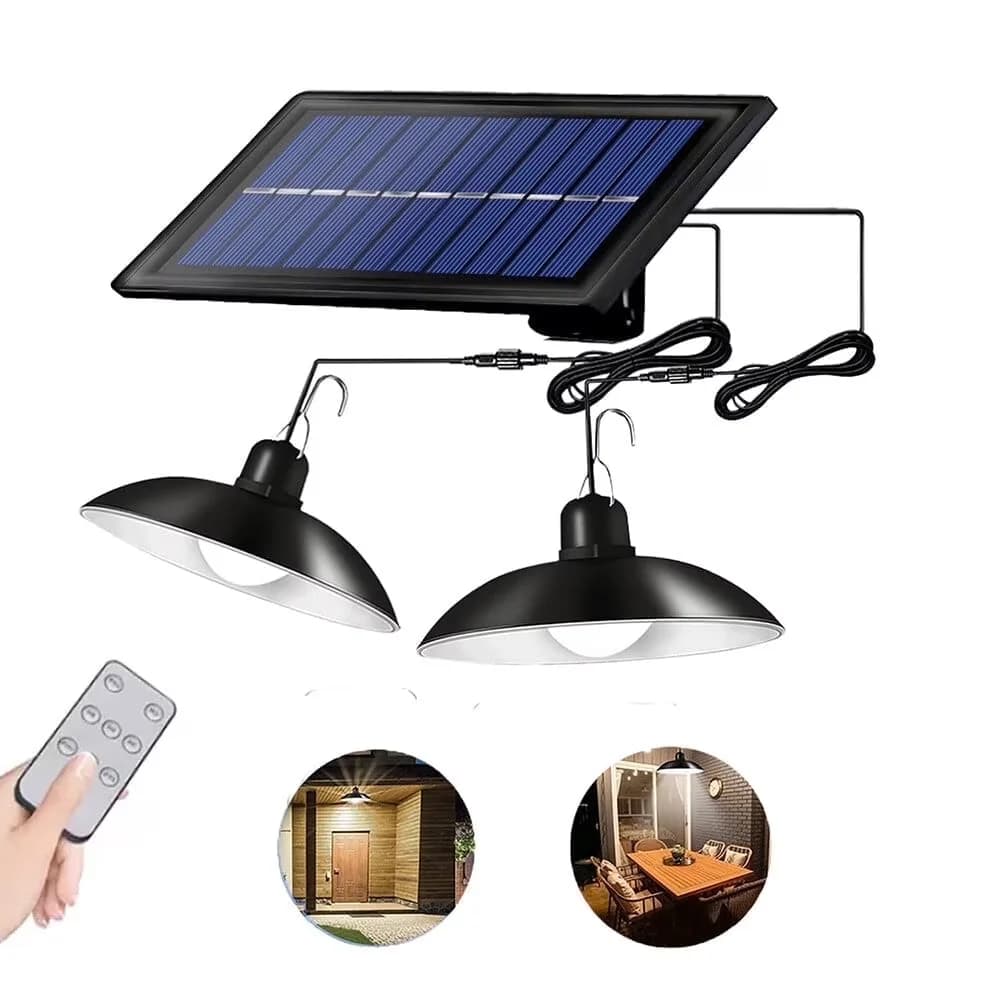 Stylish Ceiling Lights Fixture with LED, Solar, Dimmable - 60LED - Easy to Use Model 2370AA