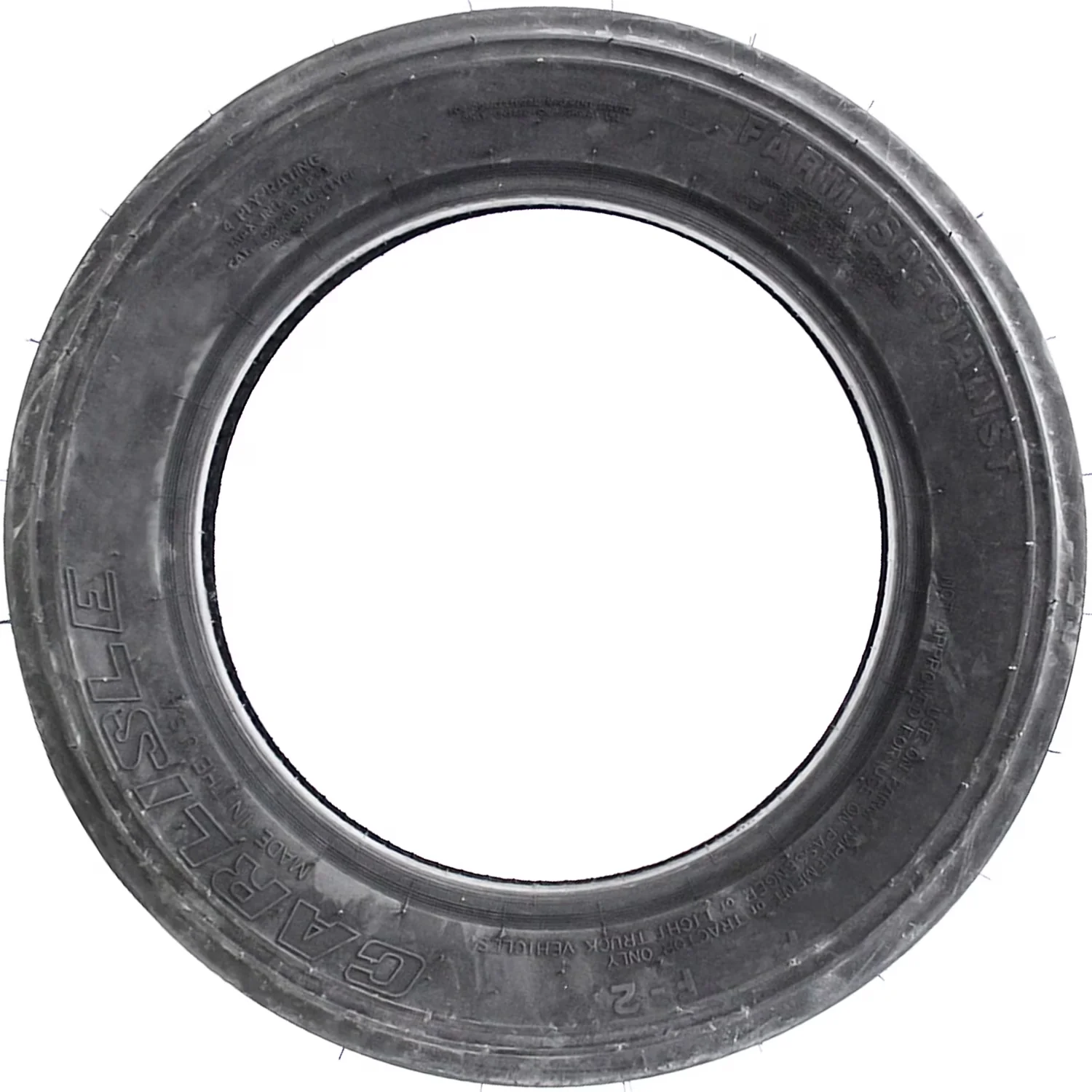 Sleek Farm And Tractor Tire with Wet Or Dry, All-Weather, Suitable for industrial work as well - Black Model D18100