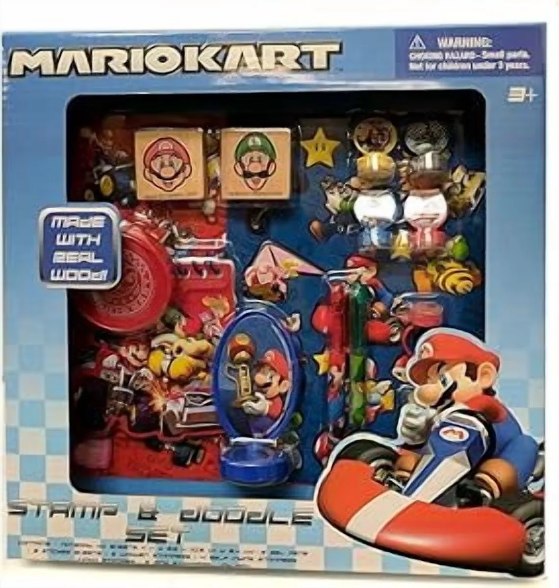 Reliable Moving with Stamp and Doodle Set - Plastic Multicolor MARIOKART Model FF1207