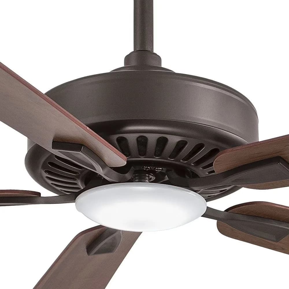 Innovative Ceiling Fan with LED, Transitional, Manufacturer: Minka Aire Fans - Silver Model 6B63CA