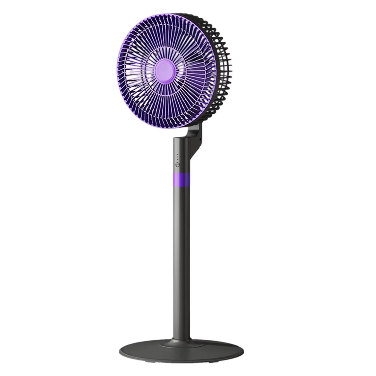 Sleek Fans In Cooling with With Strong Wind Low Noise USB Charge, Home Fan Floor Desk And Stand Fan - White for Living Room, Bedroom Model C400B6