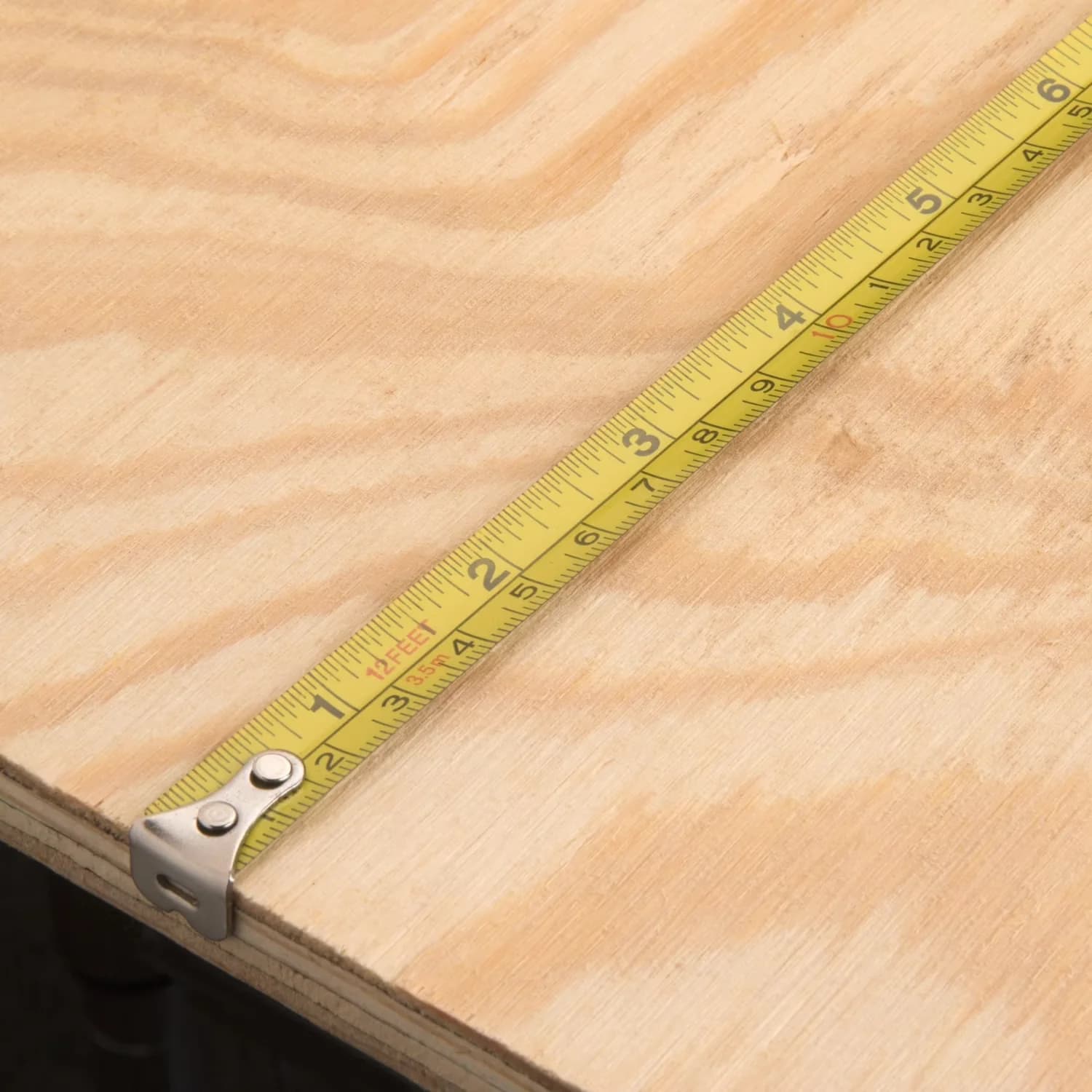 Stylish Measuring Layout with Durable, 1 Each, Tape Measure - Plastic Clear Model 3212FE