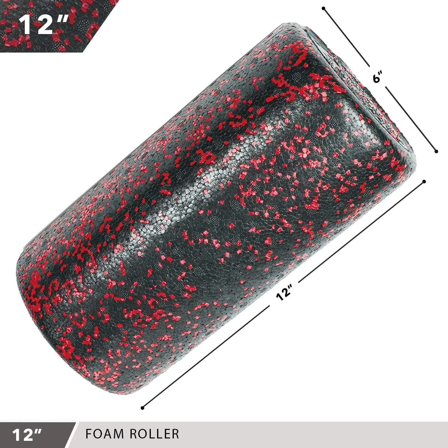 Innovative Home Gym with Water-Resistant, Speckled Red - Red Epp Foam, Foam Model 77B73F