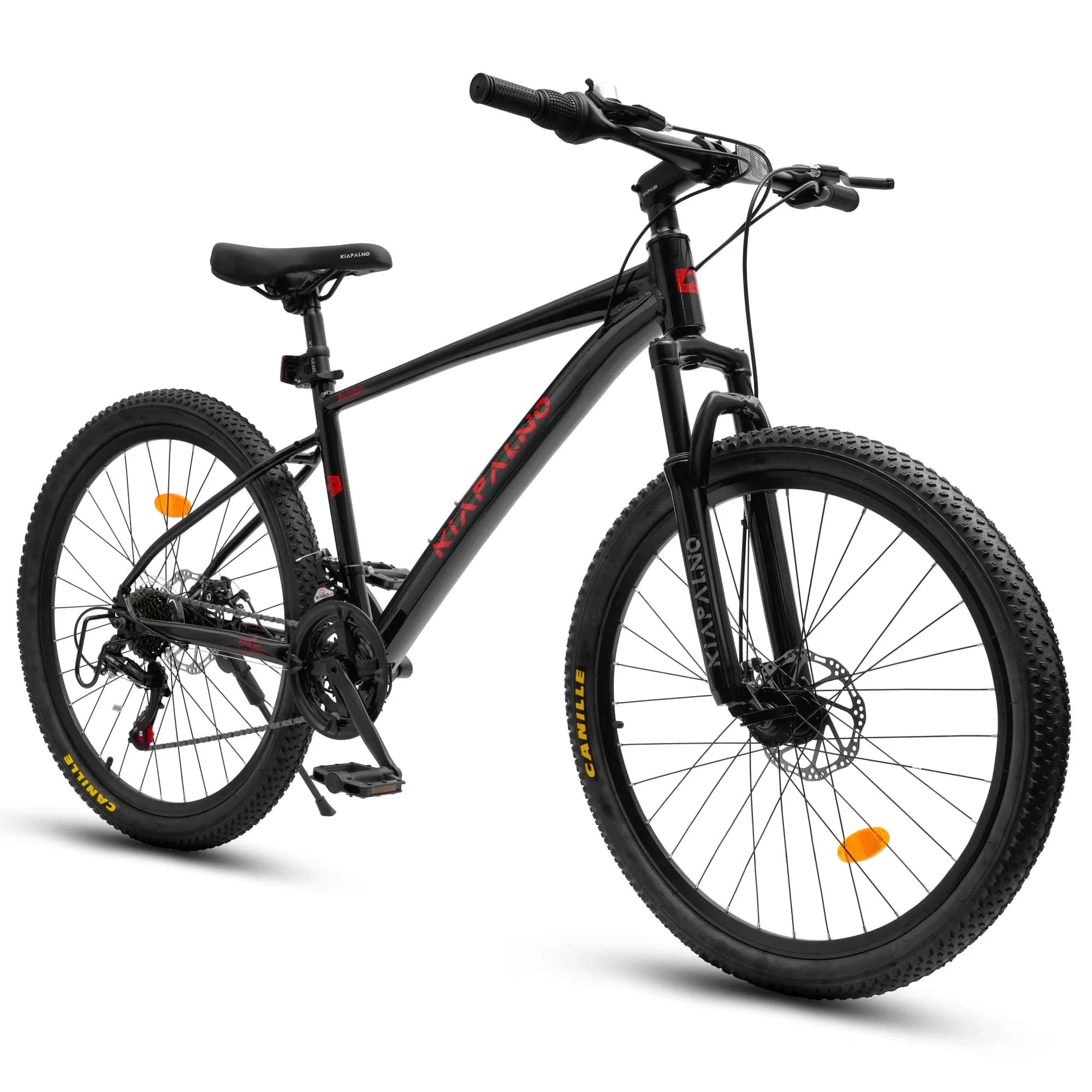 Premium Mountain Bike with Number of Speeds: 21, Bike Type: Mountain Bike, Suspension Type: Front - Black Model D452FE