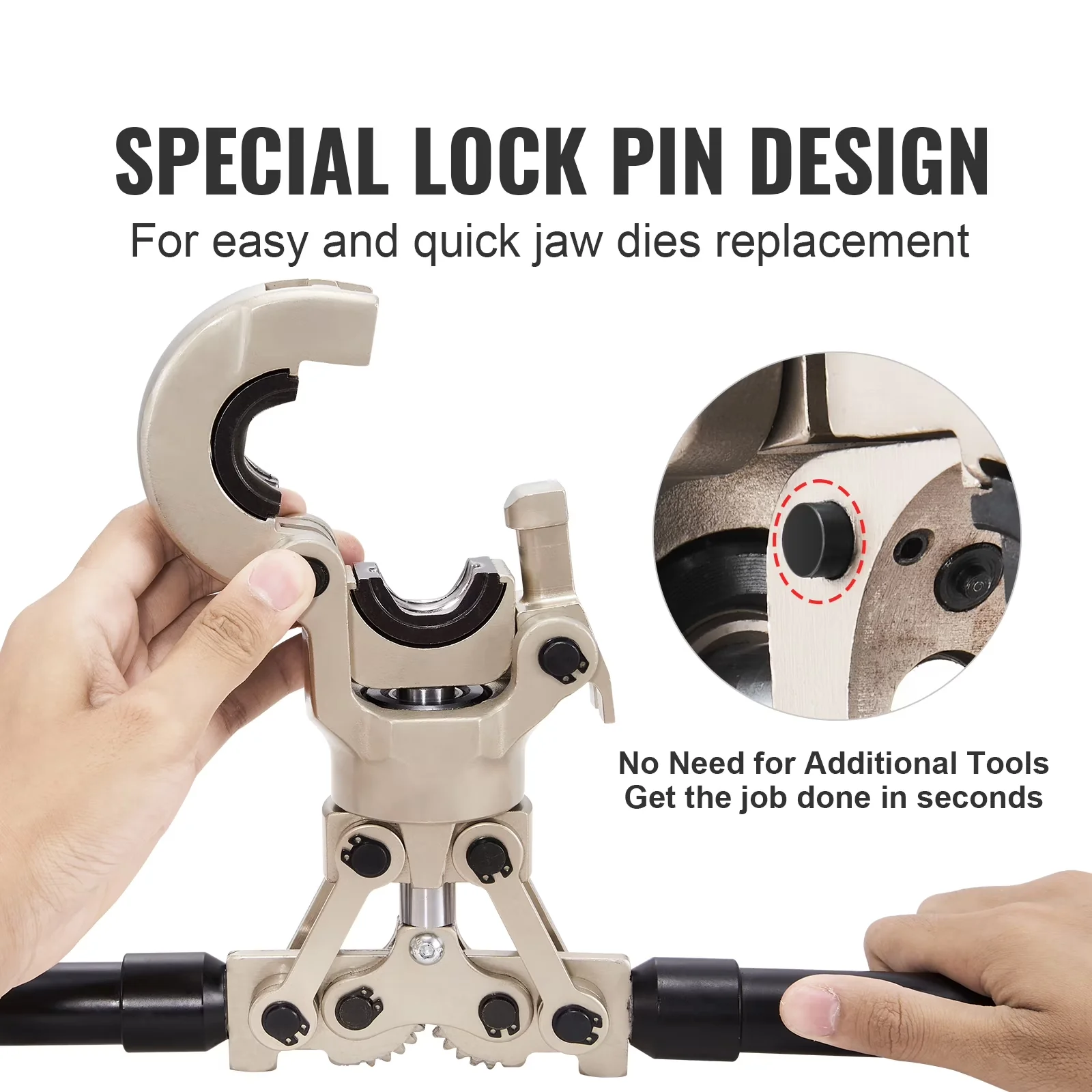 Durable Woodworking with Extendable, 1" Quick Change Jaws - Black 1/2", 3/4", 1" Model B5054F