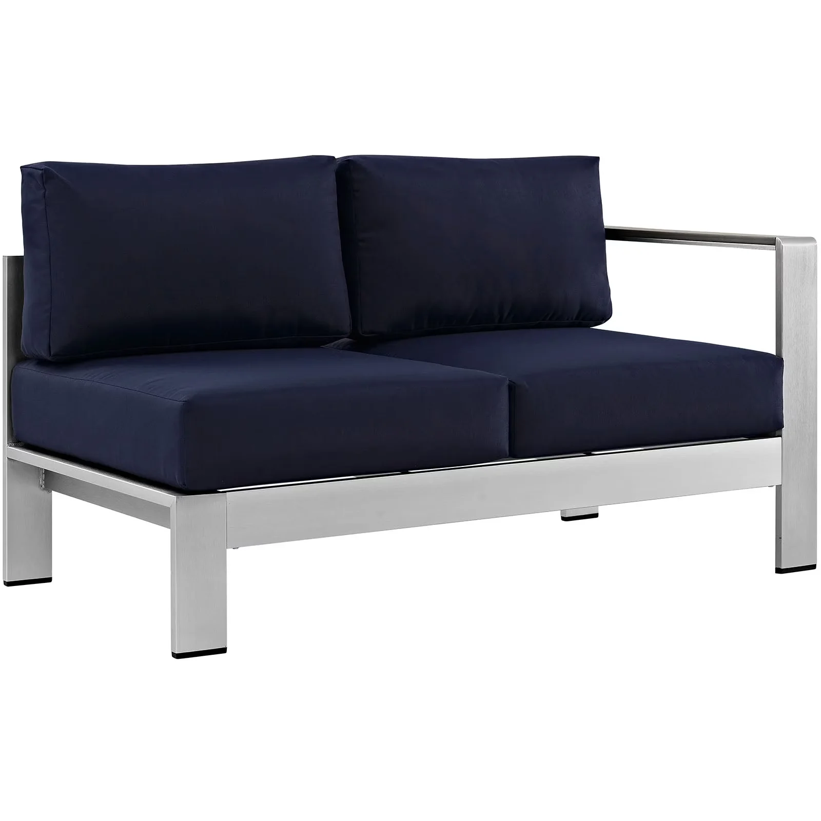 Classic Outdoor Sofas Sectional with Contemporary, Weather-Resistant - Fabric Silver Model B8E362