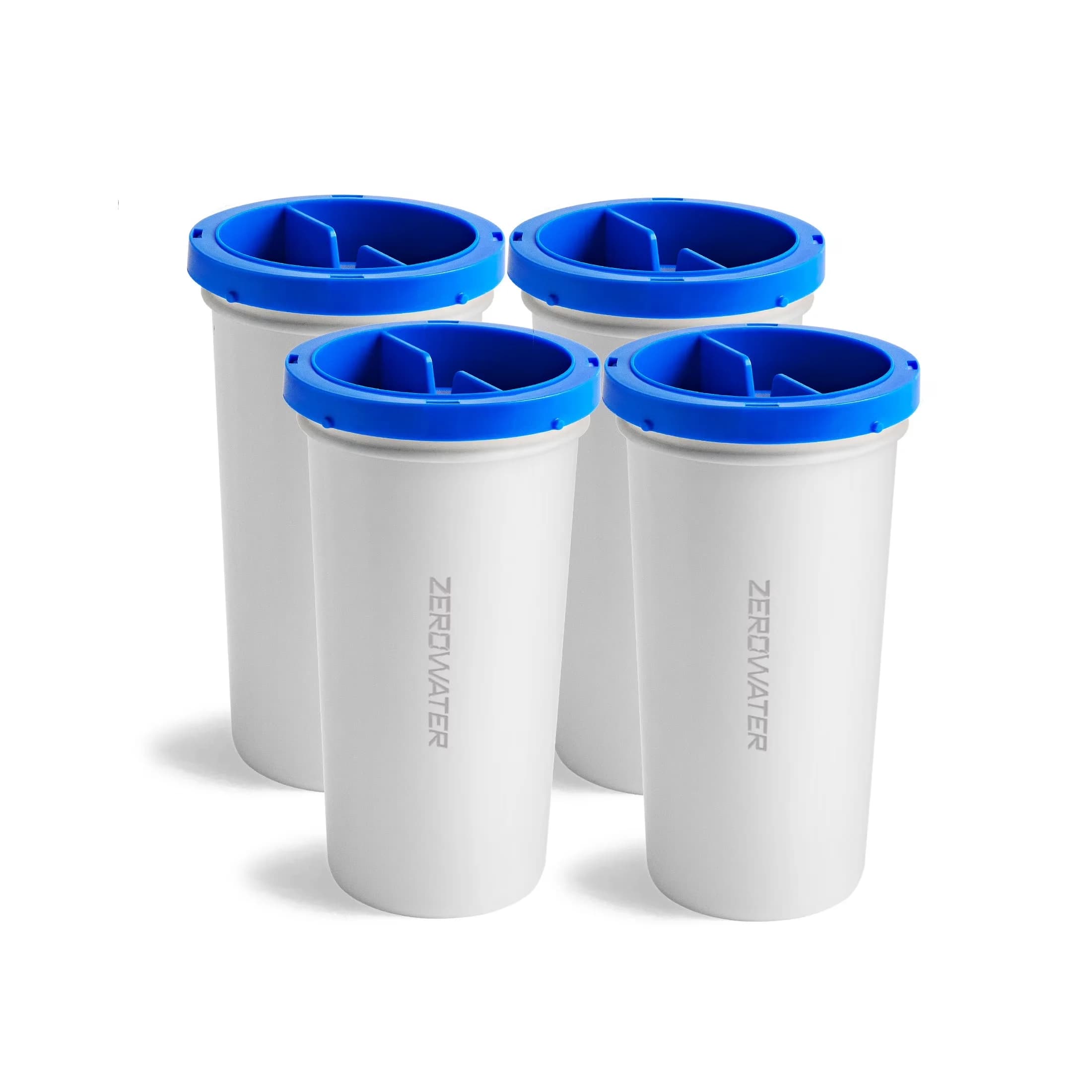 Compact Water Filtration with 5-Stage Advanced Filter, 4 Count - ZeroWater Model B3EA13