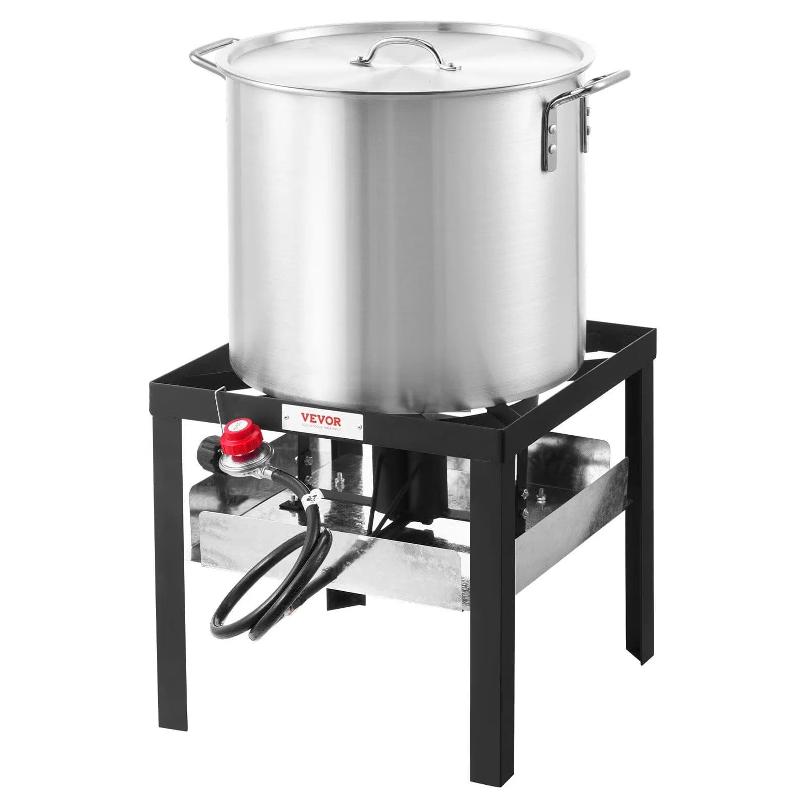 Classic Outdoor Fryer with Strainer Crab Crawfish Cooking Pot, 100 Qt Seafood Boiling Kit - Iron Model 48C32A