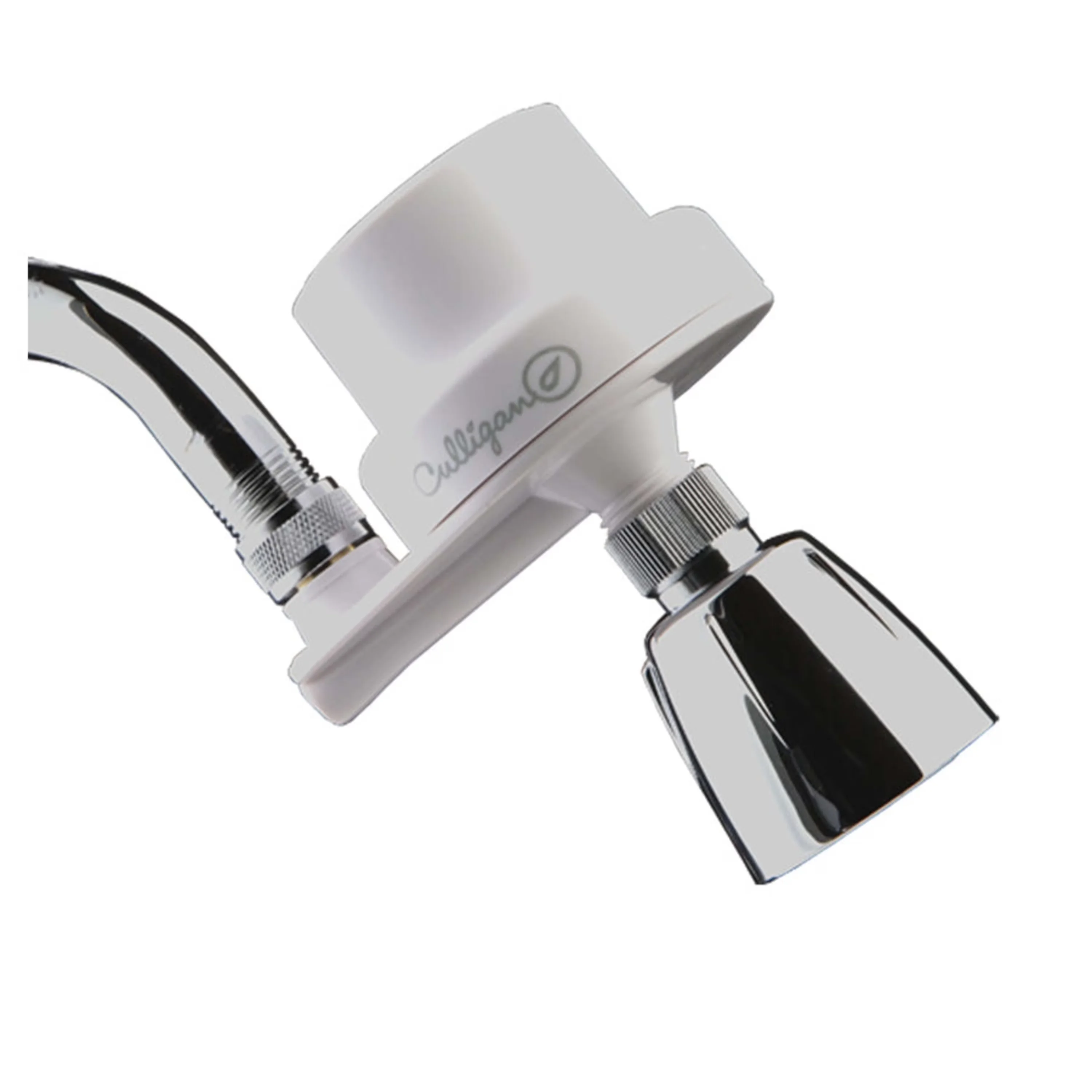 Versatile Shower Head with Adjustable, Ish-100 Inline Filter - Carbon Fiber White Model 75F927