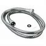 Modern Shower Head with Handheld, Chrome, Long 59" shower hose - Vinyl Multicolor Model 080417