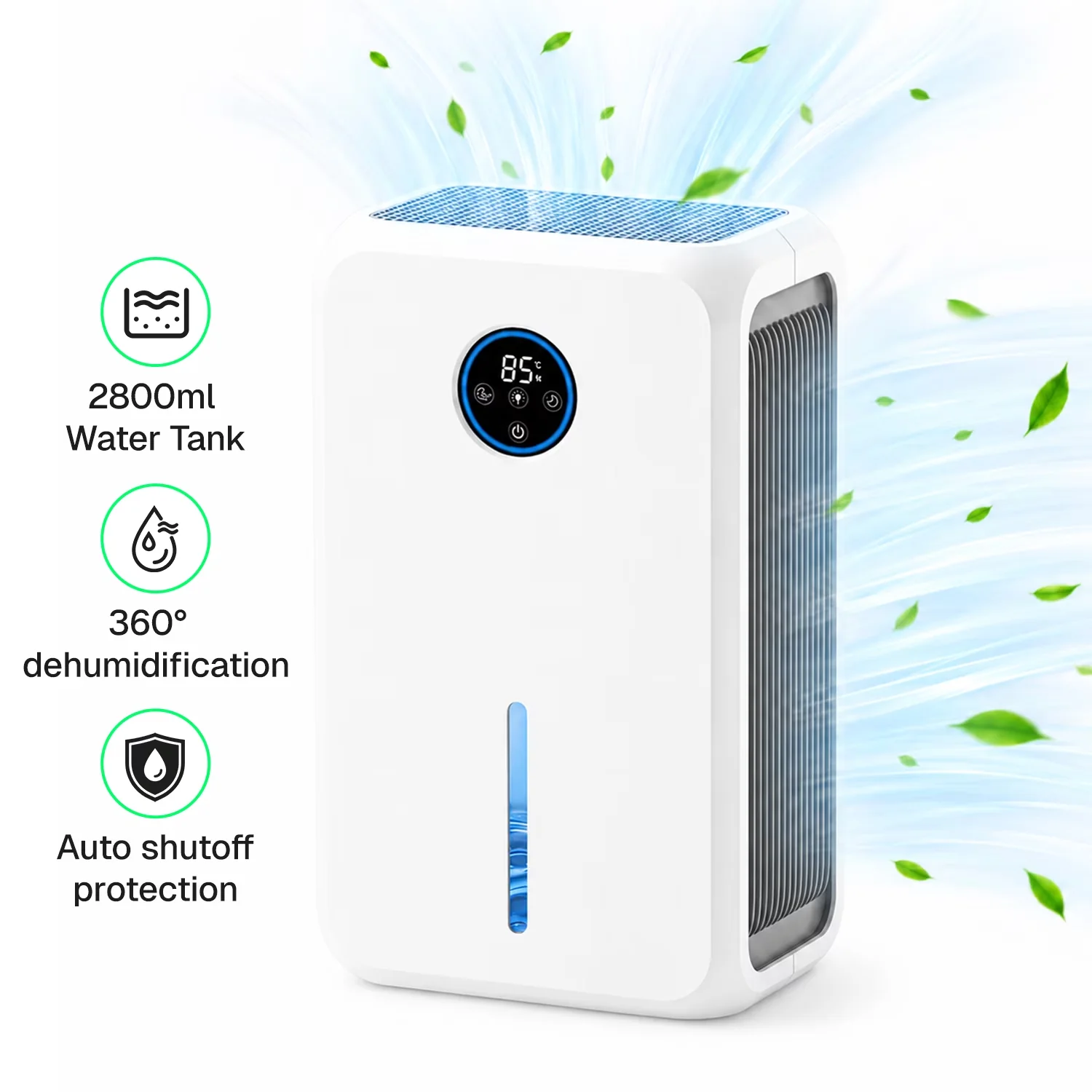 Dehumidifier Quality with 95OZ Dehumidifiers for Home - Satisfaction Guaranteed Model CAC692