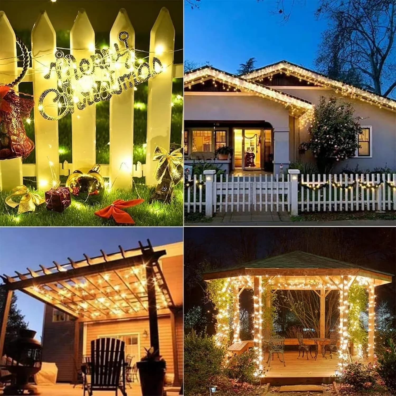 Efficient Led Lighting with LED, Solar, 8 Modes Copper Wire Lights - Yellow Model 9B5036