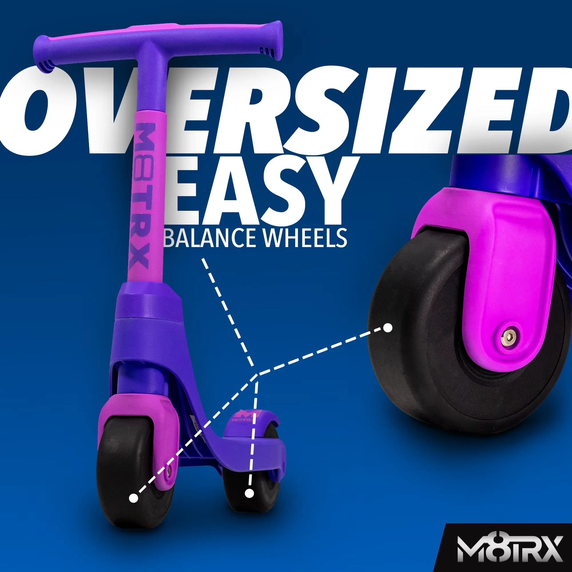 Premium Scooter with Lightweight, Portable, Beginner Two Wheel Kick - Reinforced Polypropylene Pink Model 8E4DEC