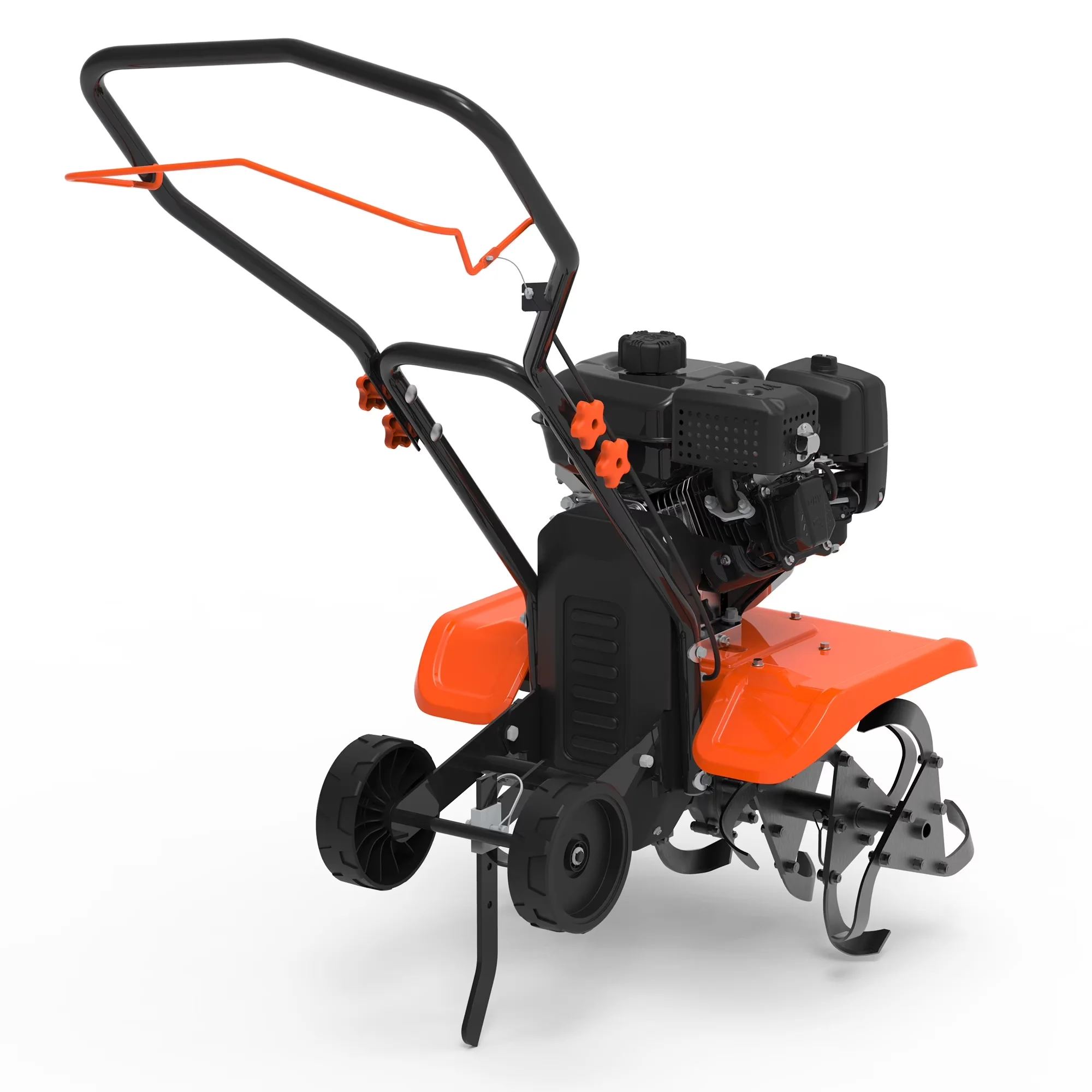 Trillers Cultivator Stylish with Garden Tiller, Self-Sharpening 208cc 4-Cycle OHV Engine, Adjustable Tilling Width - Model A4856E