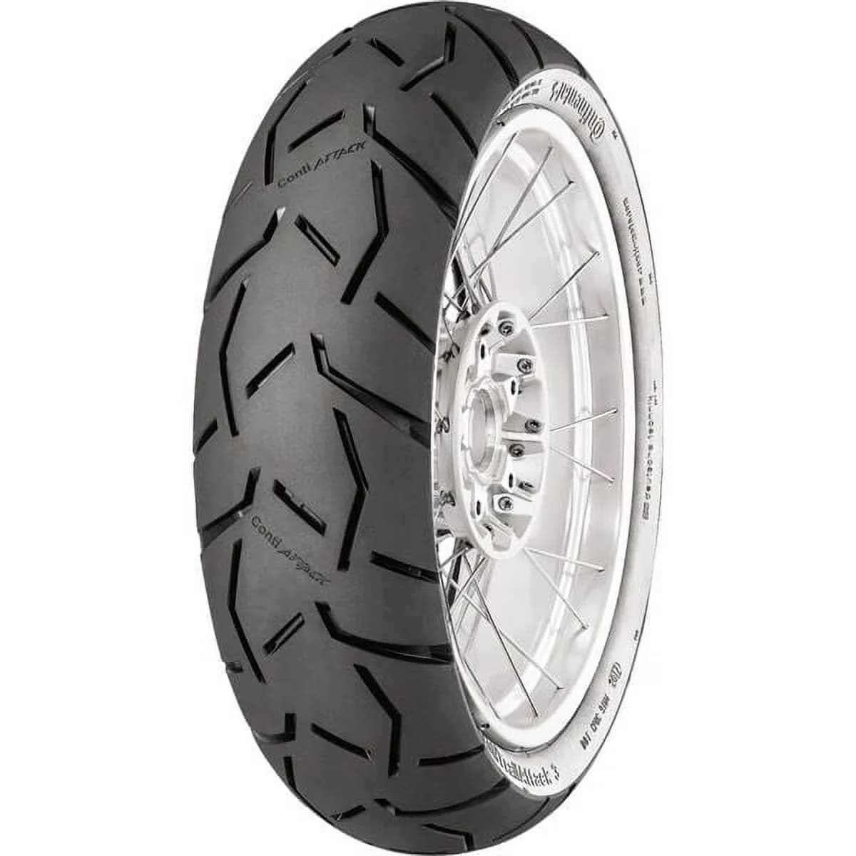 Versatile Motorcycle Tire - 80R-17 - Universal Fit Model 4DC69F